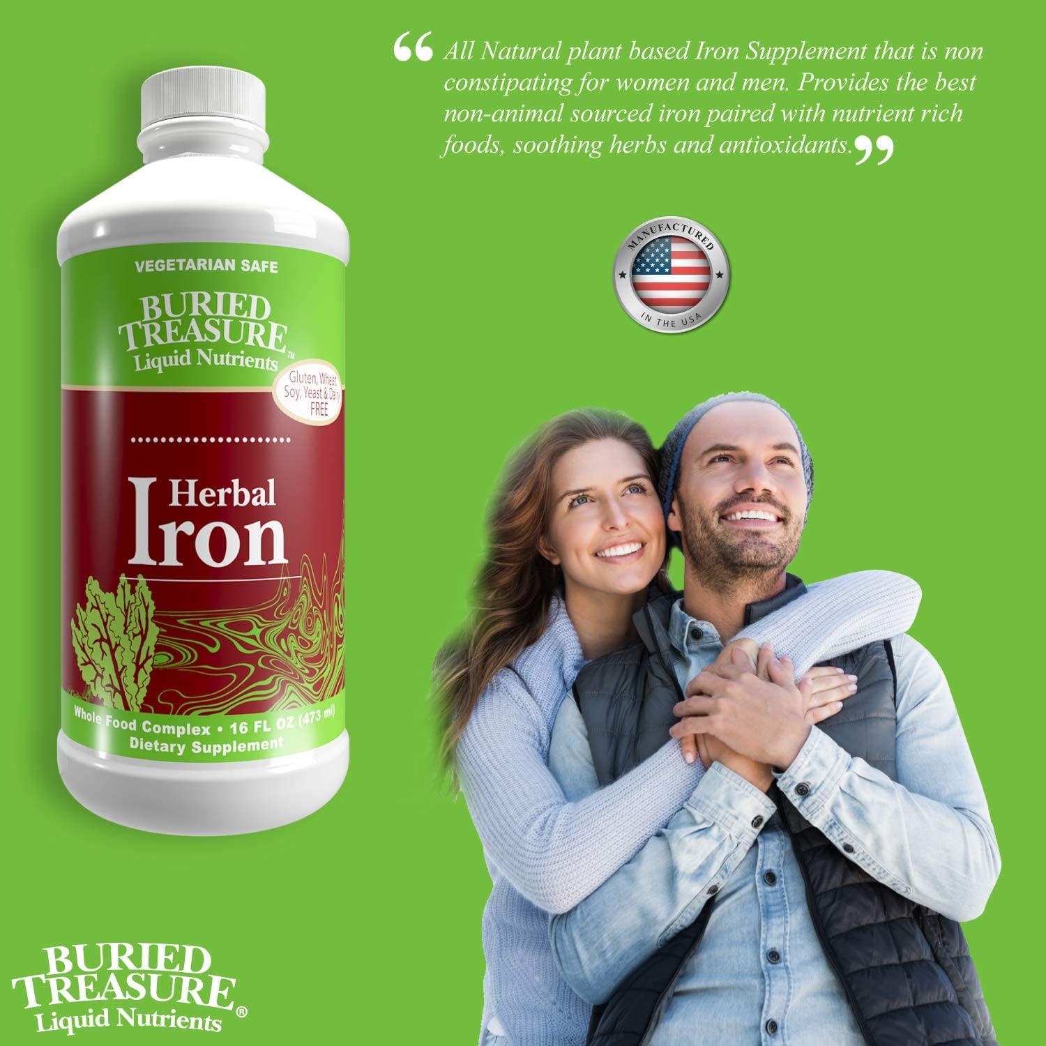 Buried Treasure Herbal Iron Supplement Promotes Blood Building