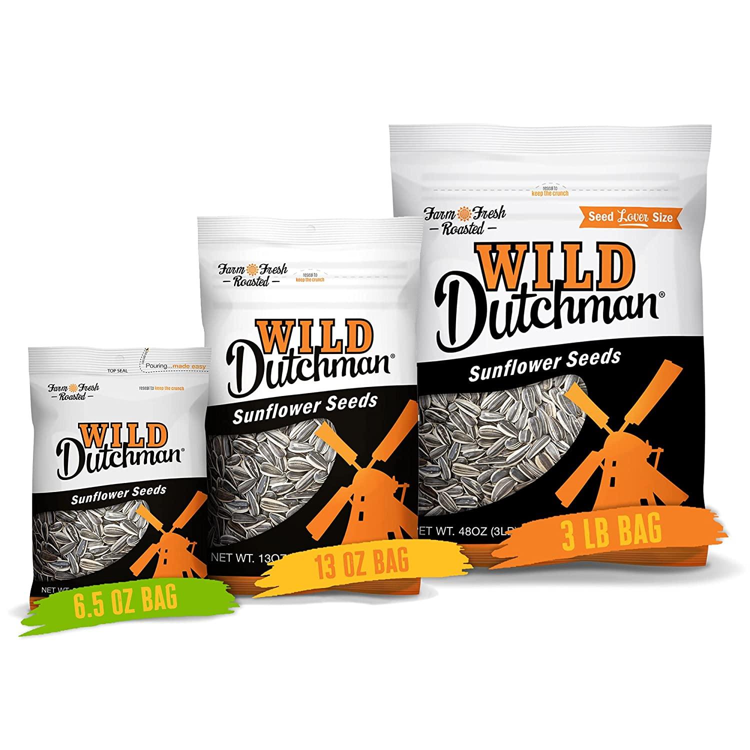 Wild Dutchman Roasted Sunflower Seeds Mouth Friendly Recipe for All Day