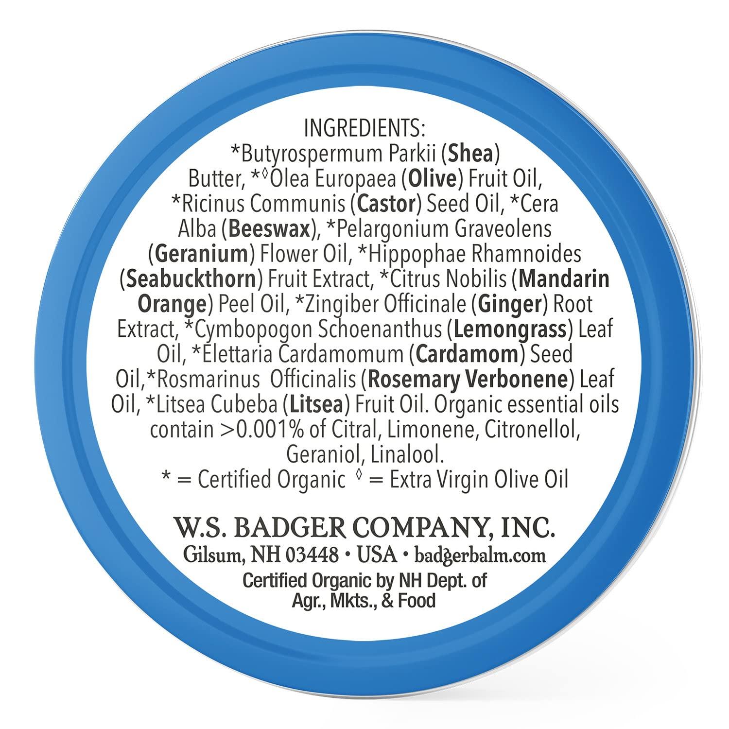 Badger Cuticle Care, Soothing Shea Butter Cuticle Balm, Certified