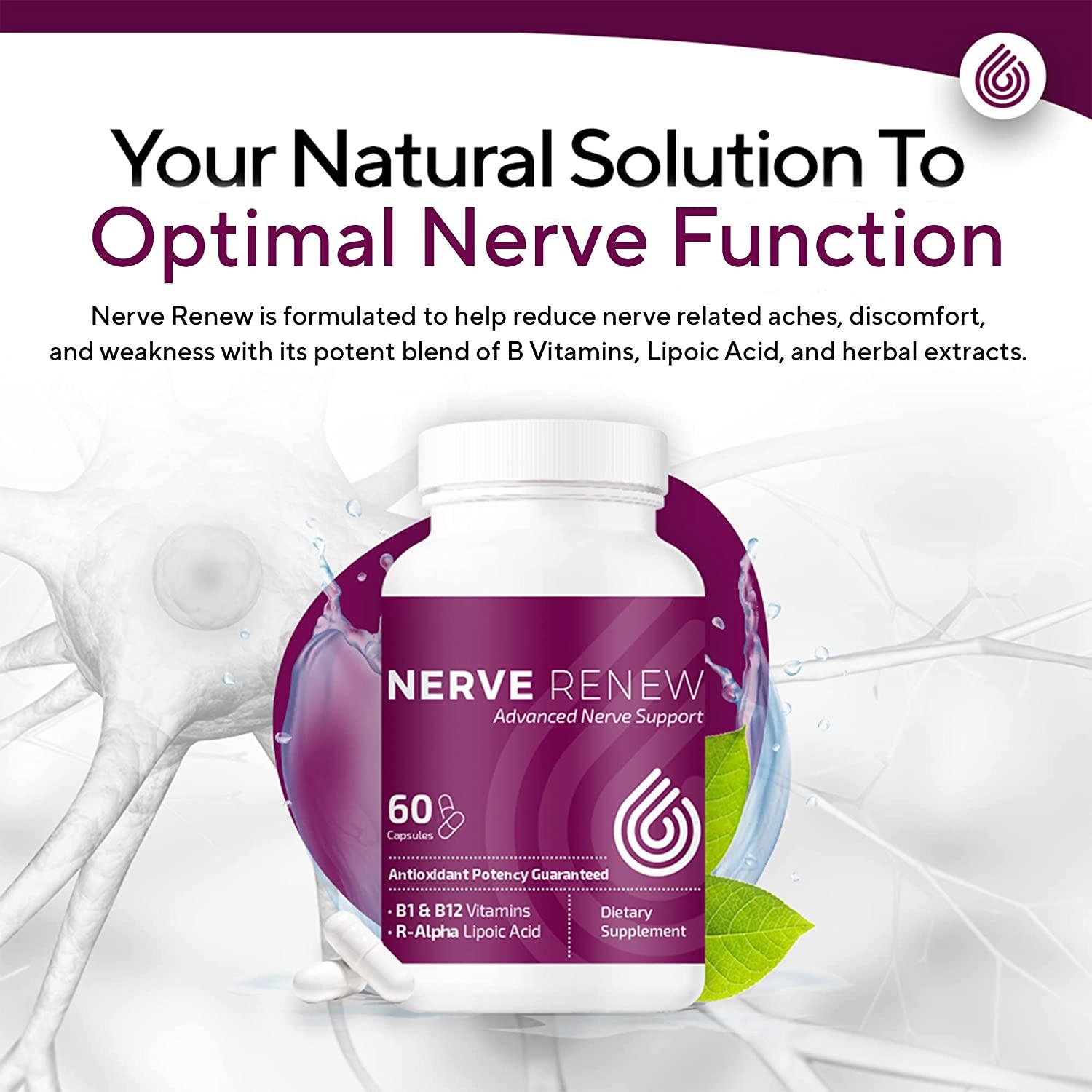Nerve Renew Advanced Nerve Support RAlpha Lipoic Acid & Vitamin B