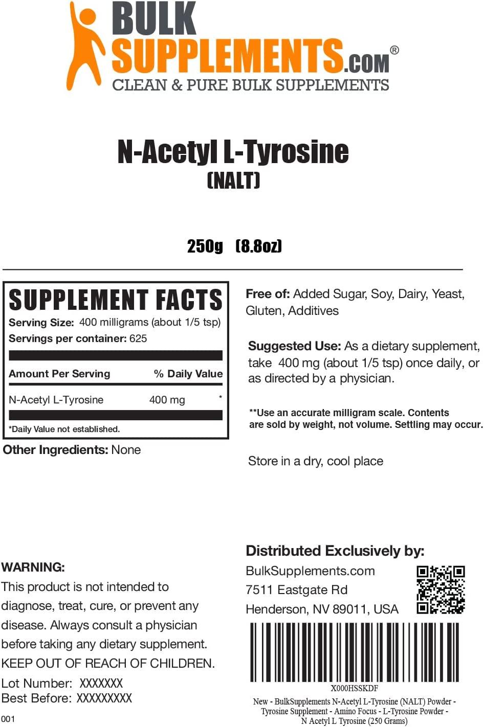 NAcetyl LTyrosine (NALT) Powder Tyrosine