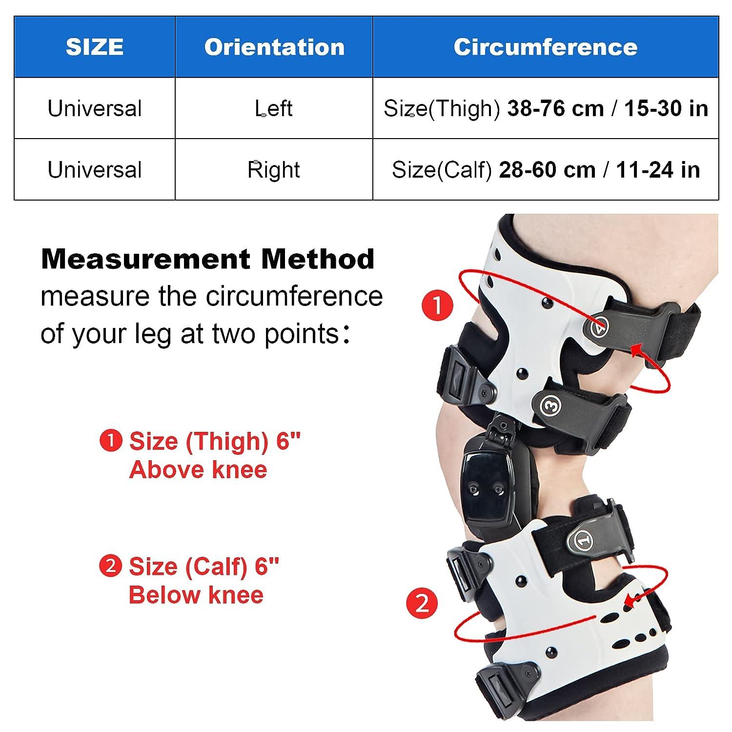 RISURRY OA Unloader Knee Brace for Arthritis Pain Relief Universal
