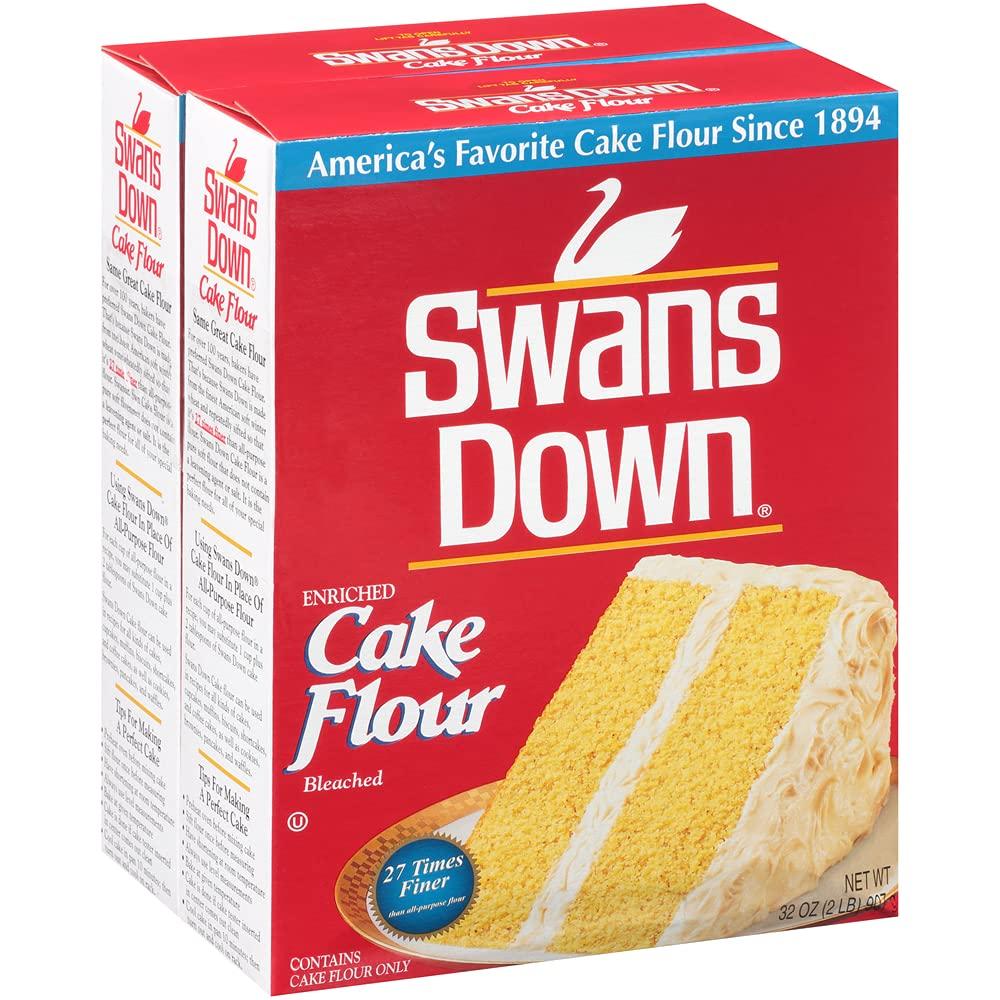 Swans Down Regular Cake Flour, Boxes, 2 Pound (Pack of 2)