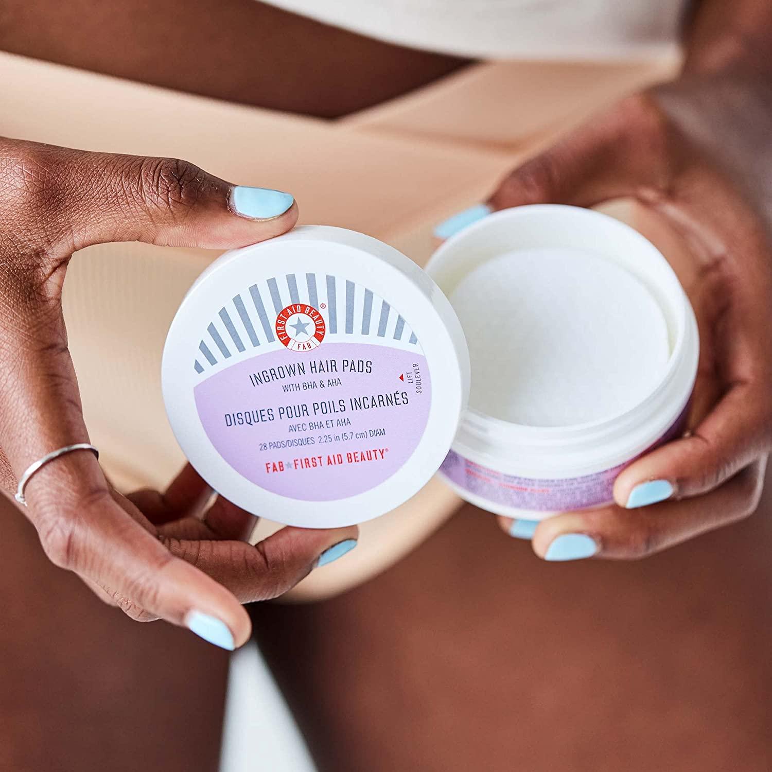 First Aid Beauty Ingrown Hair Pads with BHA & AHA Daily Treatment