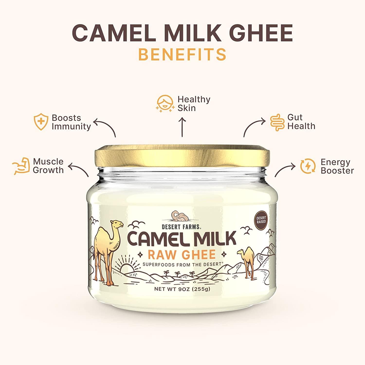 Desert Farms GrassFed Camel Ghee Butter (250g) Keto, NonGMO