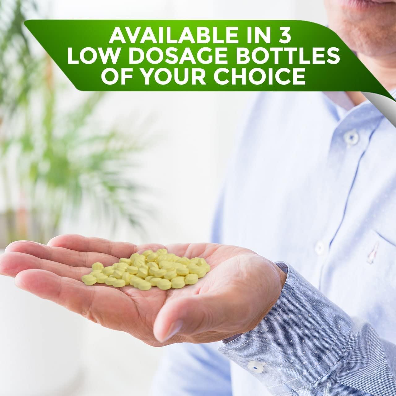 NobleAid Low Dose Baby Aspirin 81mg 300 Count Enteric Coated Pain