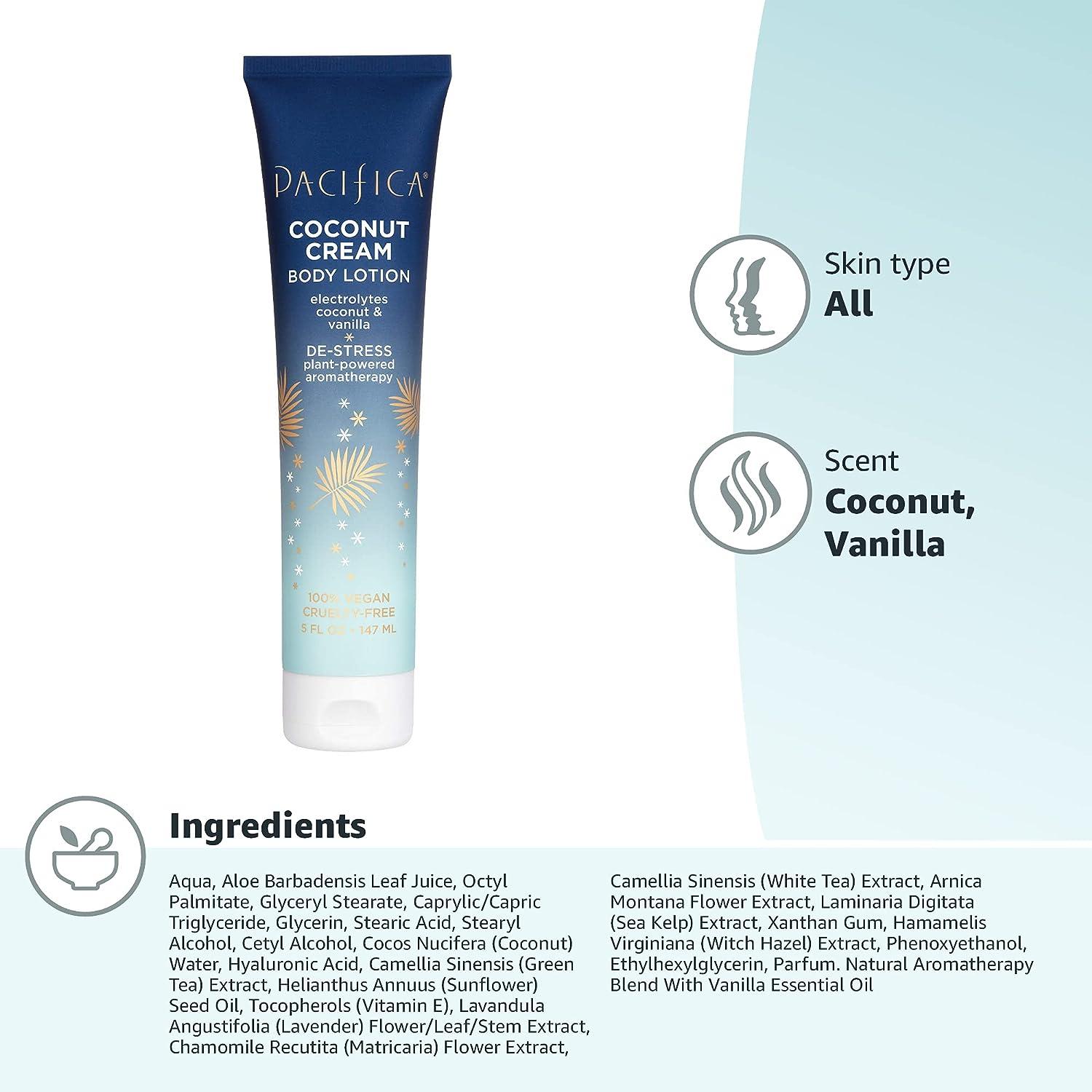 Pacifica Coconut Cream Body Lotion 5 oz