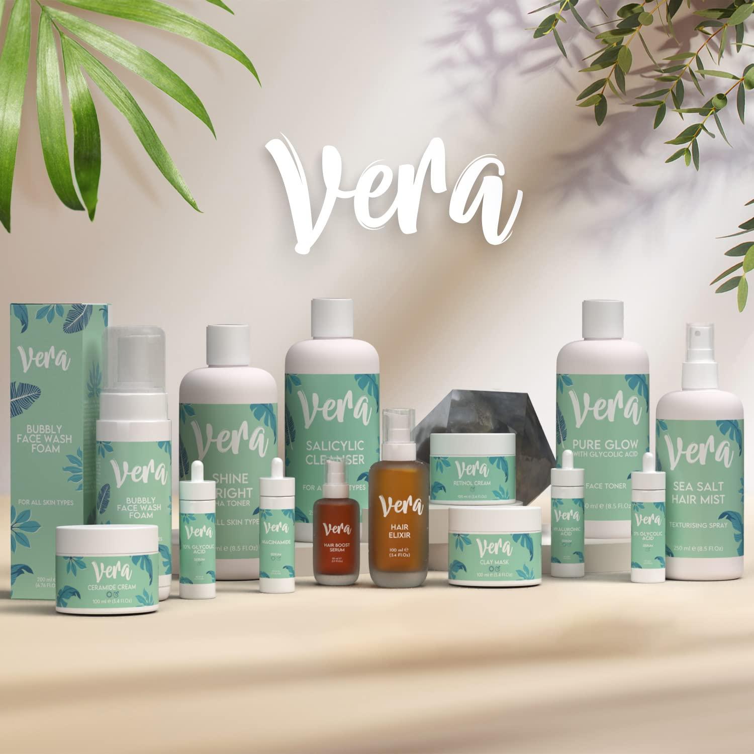 Vera Facial Cleansing Gel with Gentle Salicylic Acid & Aloe Vera -  Nourishing Alternative for Clear Young Skin | BHA Serum 2% | 250ml | Buy  Now with Express International Delivery | GoSupps.com