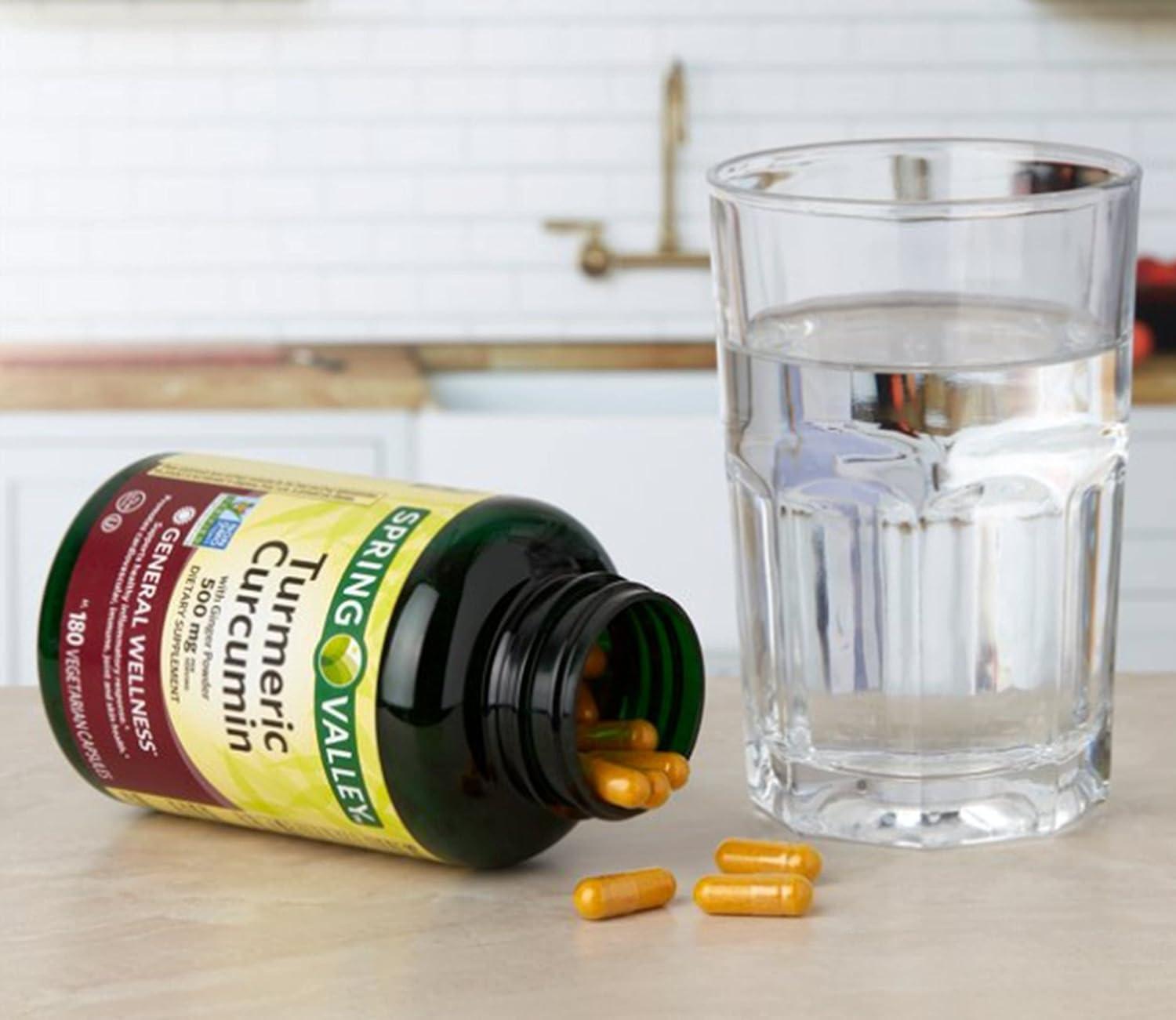 Spring Valley Turmeric Curcumin 500mg with Ginger Powder General