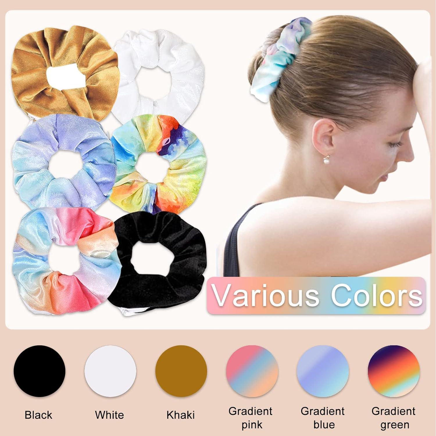 Velvet Pocket Scrunchie Pack with Hidden Zipper Vsco Girls