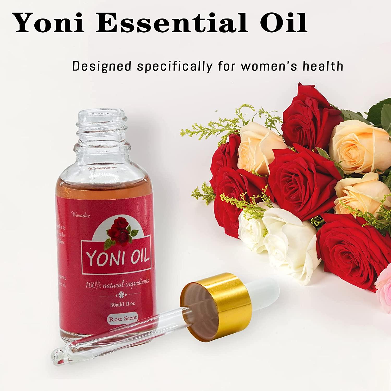 2 Packs Rose Essential Oil for Women, All Natural Feminine Oil Intimate