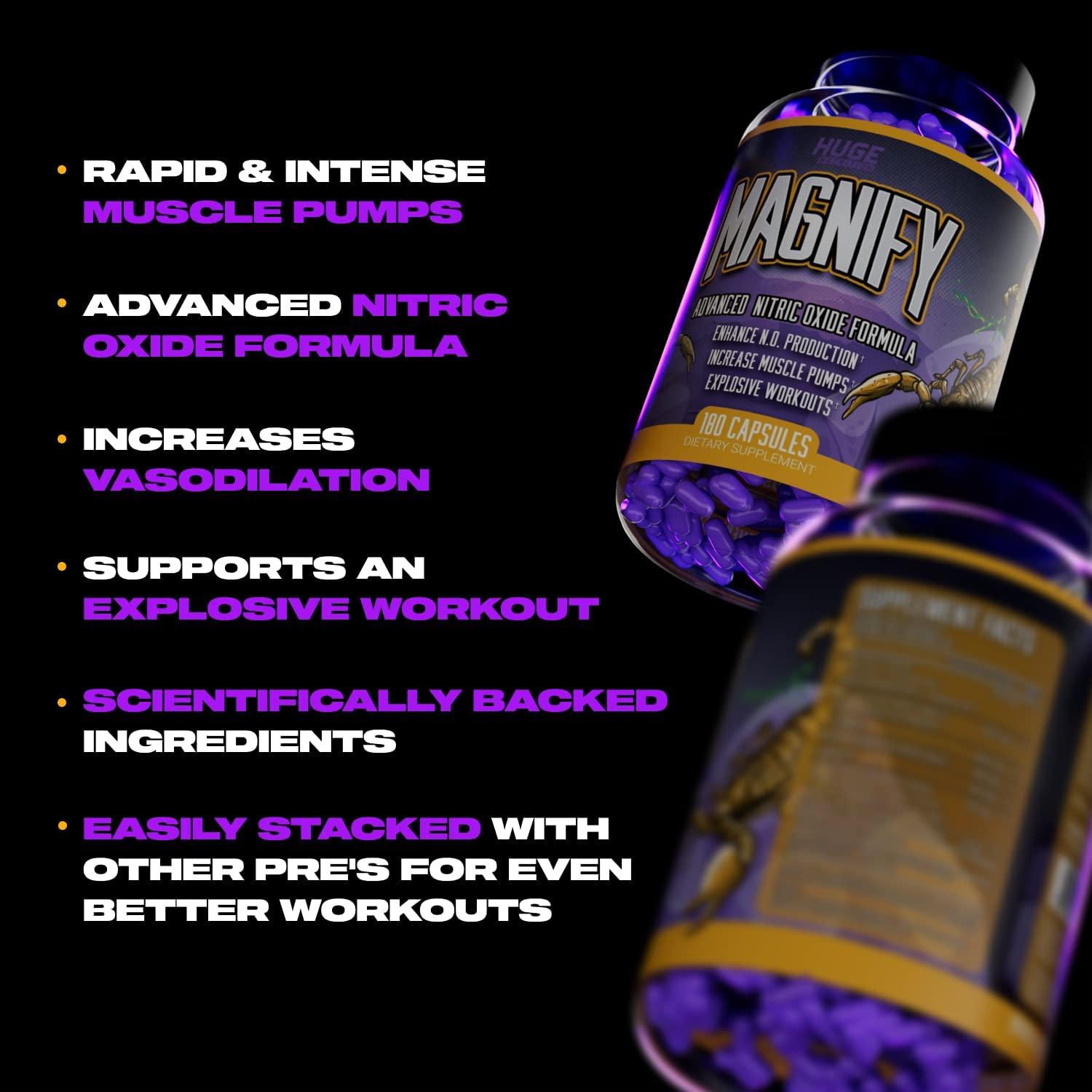 Huge Supplements Magnify Nitric Oxide Supplement Advanced N.O