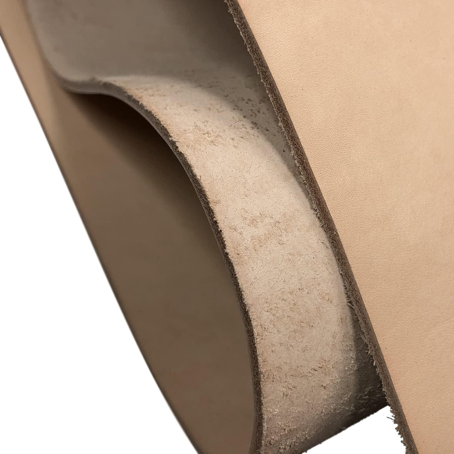8/9 oz. Veg-Tan Tooling Leather Pre-Cut & Pieces Natural Color