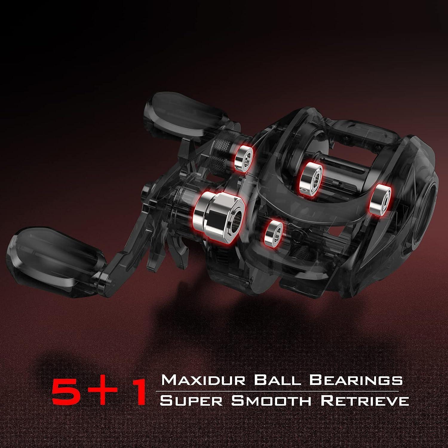 Fishing Rod And Reel Combo KastKing Brutus Baitcasting Reel