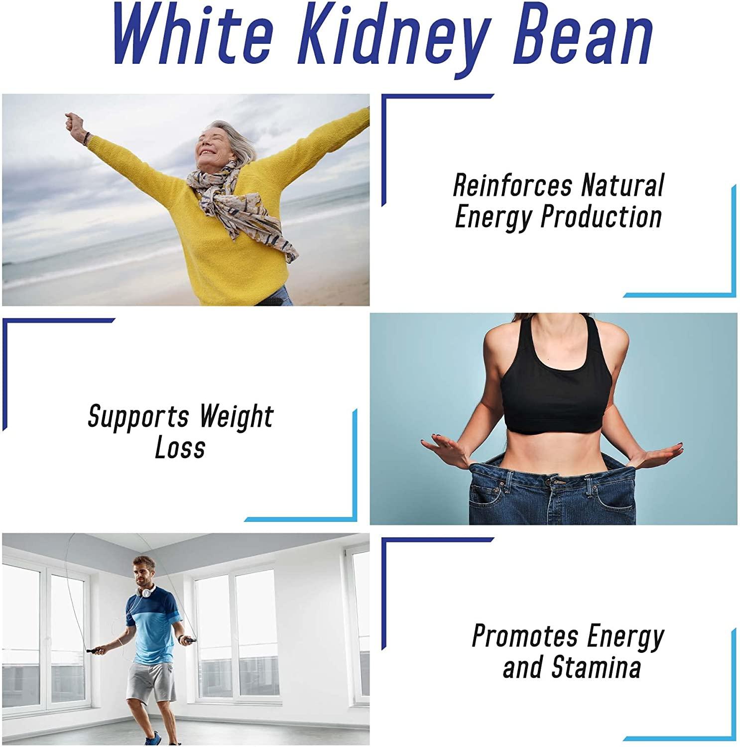 White Kidney Bean 1000mg 180 Capsules White Kidney Bean Supplement