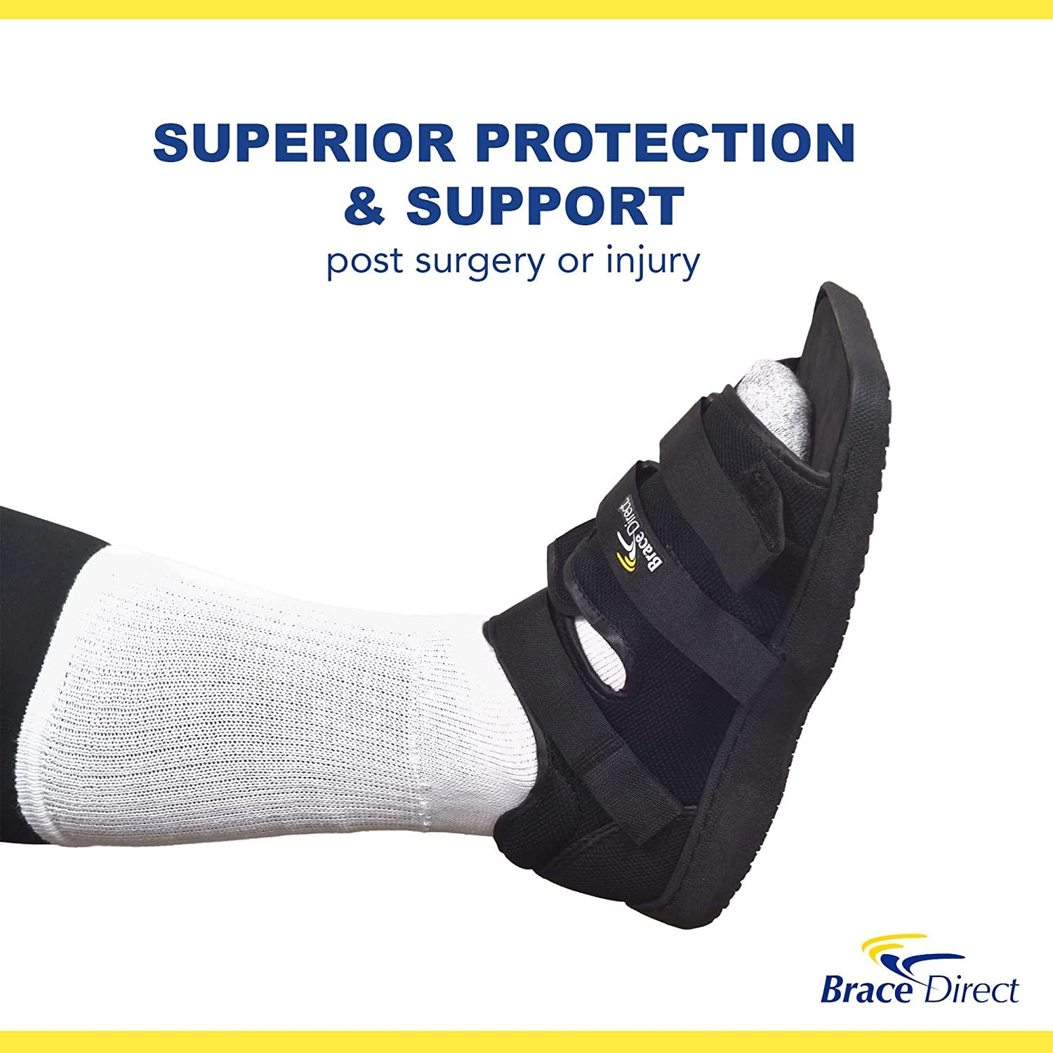 Adjustable Post Op Recovery Shoe for Broken Foot, Stress Fractures