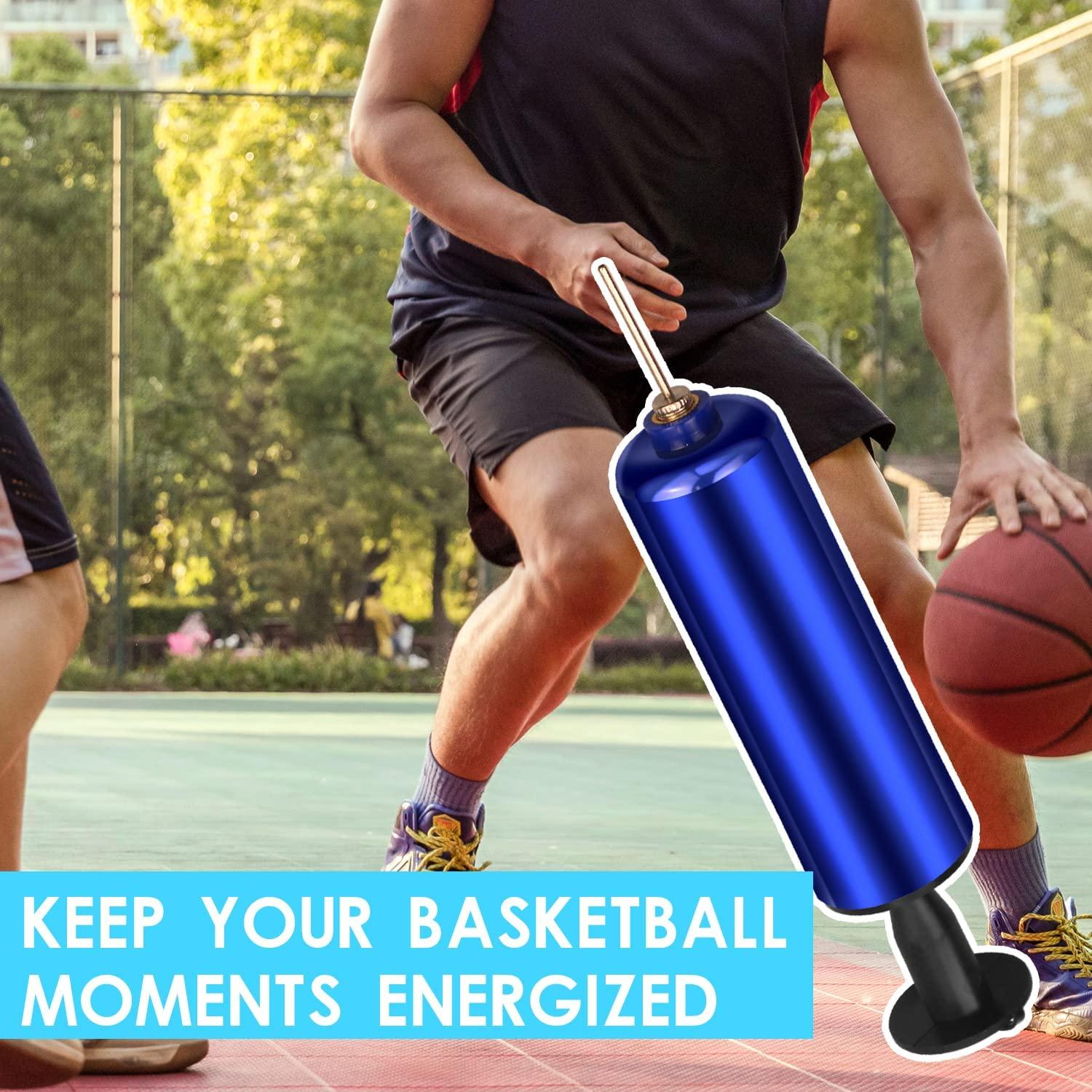 Ball Pump Portable Air Pump Basketball Pump Balloon Pump with 7 Needles