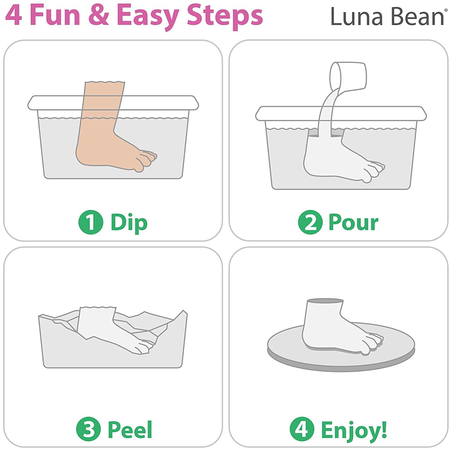 Luna Bean Deluxe Baby Keepsake Hand Casting Kit Plaster Hand Mold