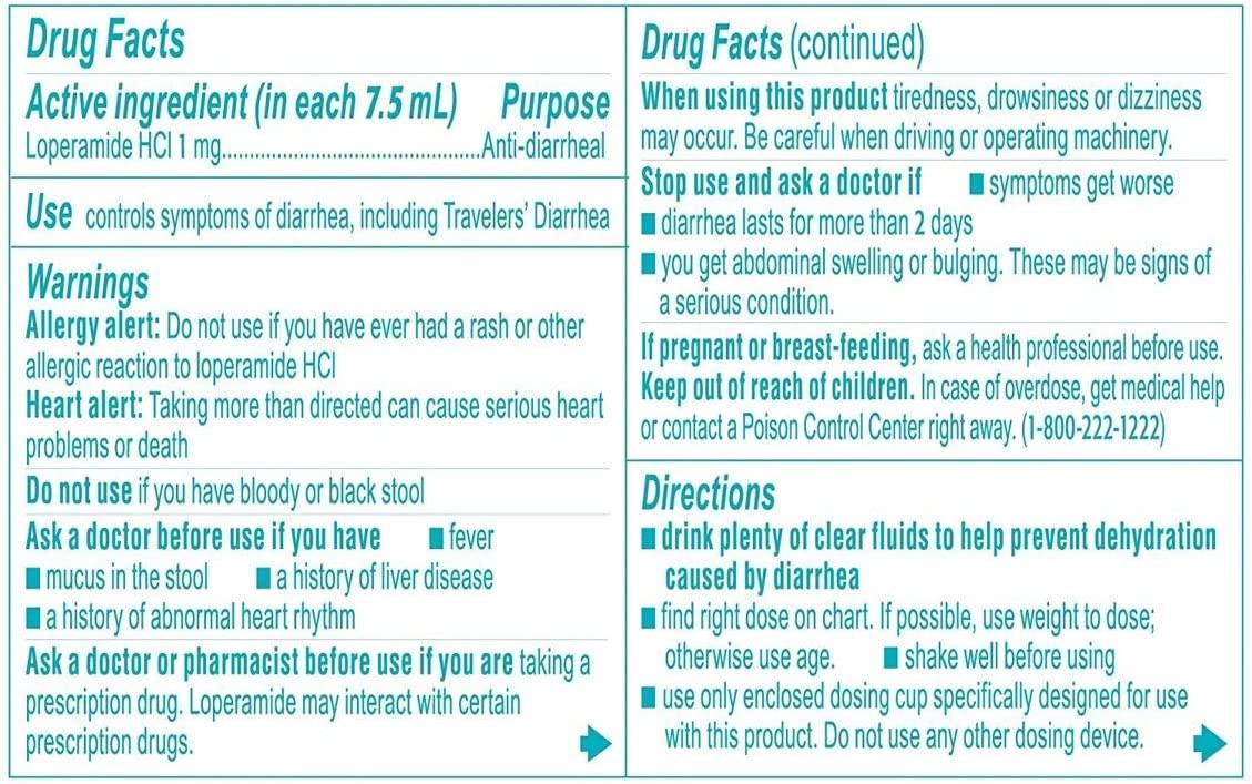 Imodium AD Liquid AntiDiarrheal Medicine Mint 8 fl. oz 2pk
