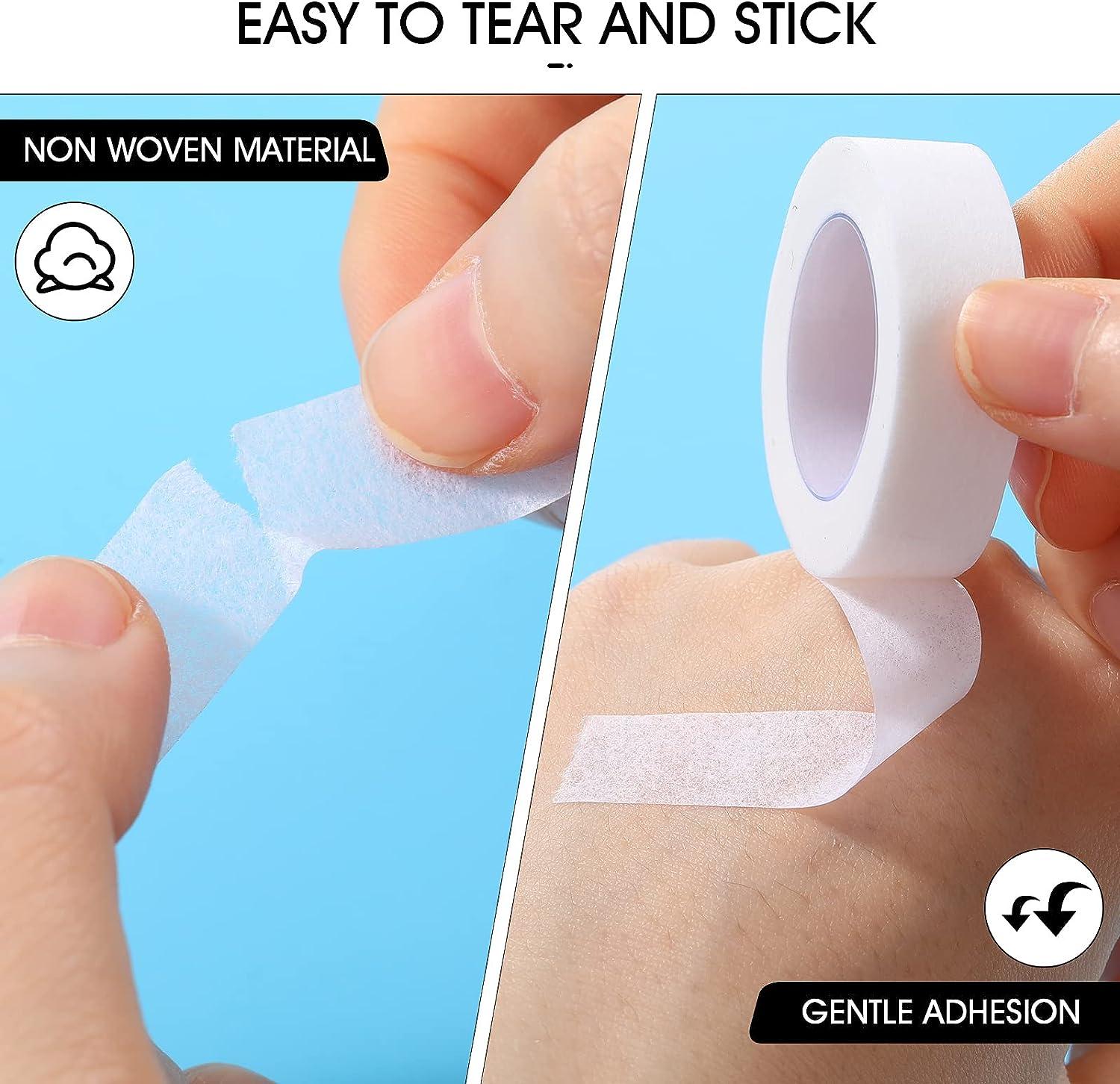 6 Rolls Flexible Skin Tape Breathable Nose Tape Self Adhesive Gauze