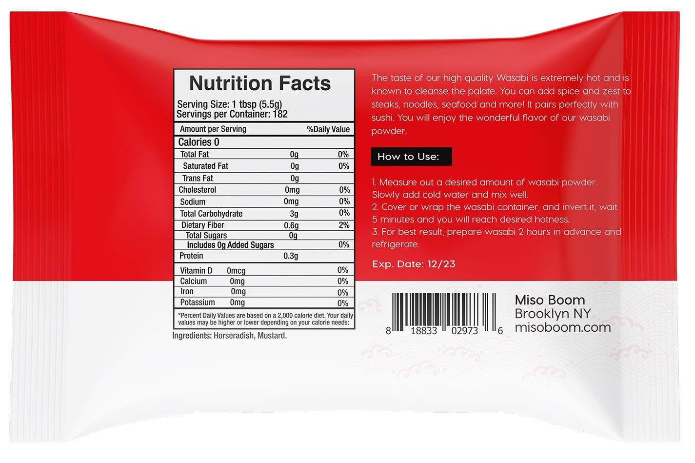 Wasabi Powder 2.2 lb. Real Wasabi Root Powder for Wasabi Sauce and