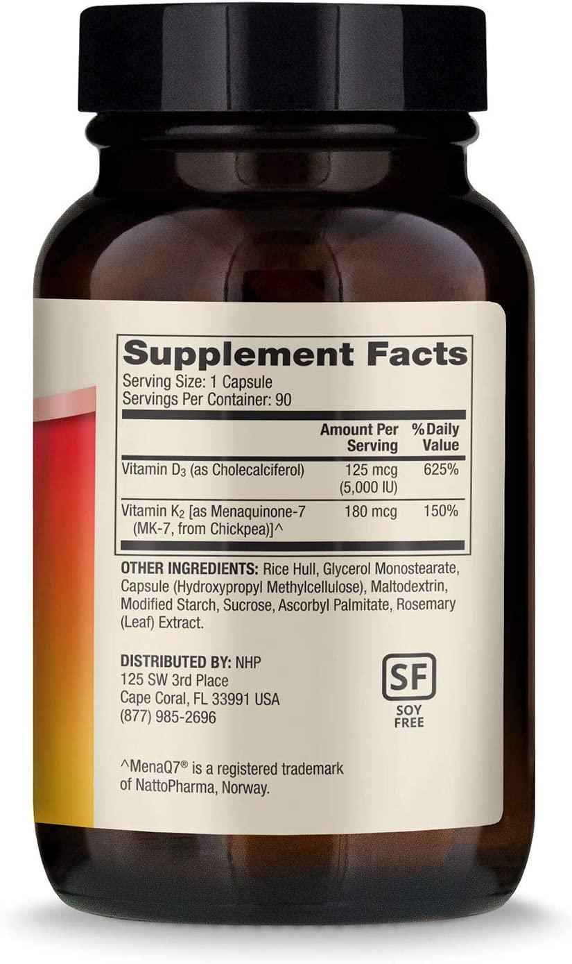 Dr. Mercola Vitamins D3 & K2 90 Capsules