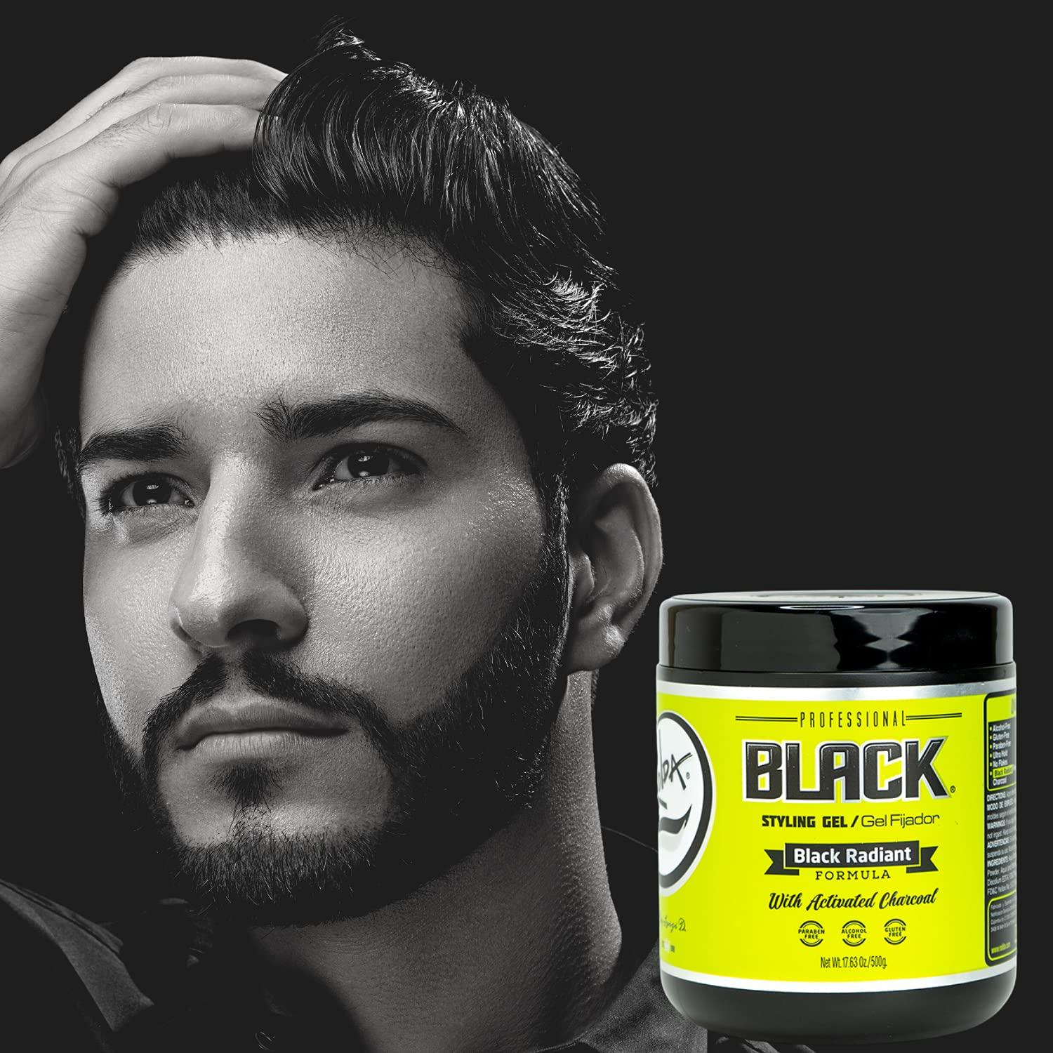 Rolda Black Styling Hair Gel Extra Strong Hold 17.6oz 1.1 Pound (Pack of 1)