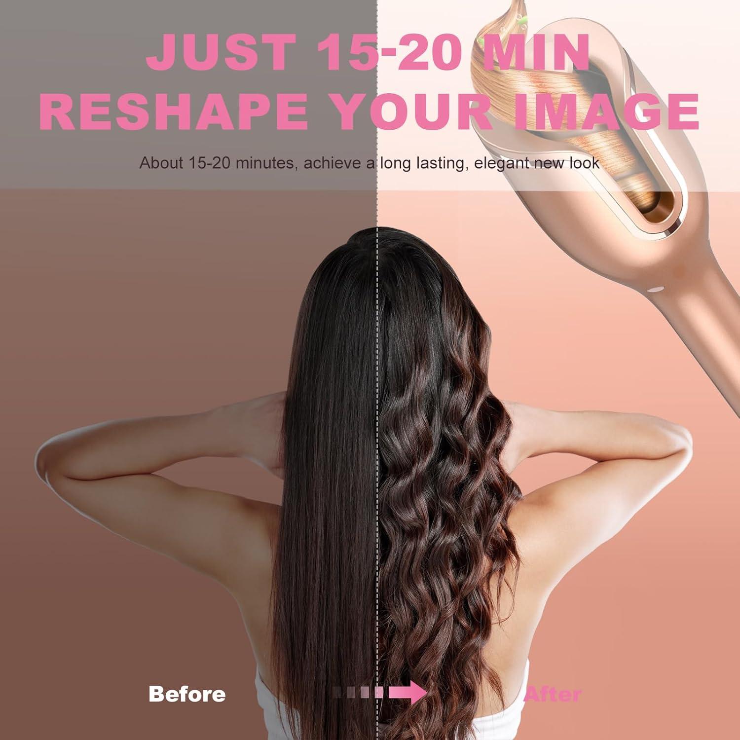 Automatic Curling Iron Temperatures Timers 15s Rapid