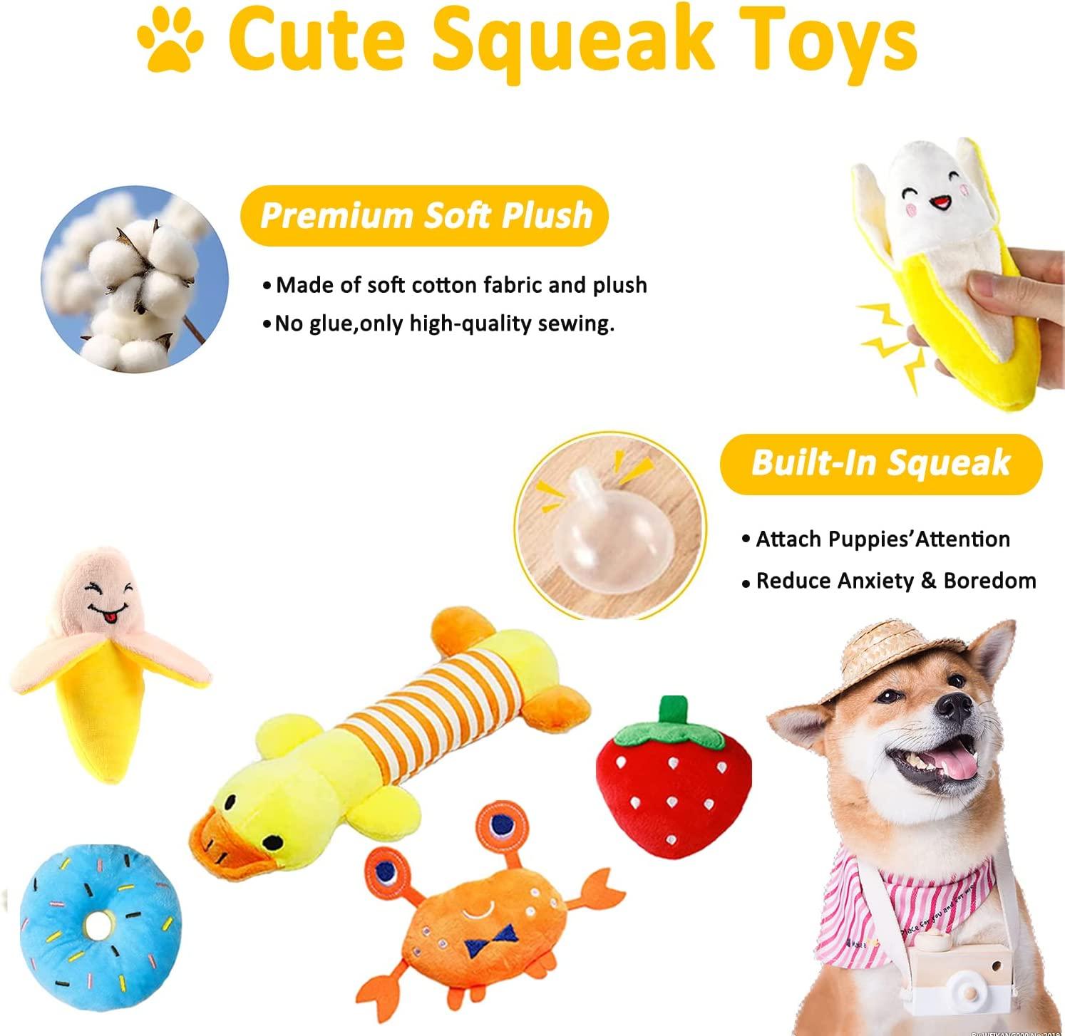 Puppy Toys for Small Dogs, 7 Pack Small Dog Toys,Teeth Cleaning