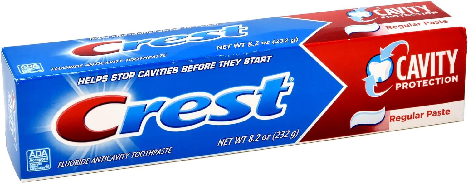 Fluoride Cavity Protection Toothpaste 8.2oz Bulk Pack with Nosh Pack ...