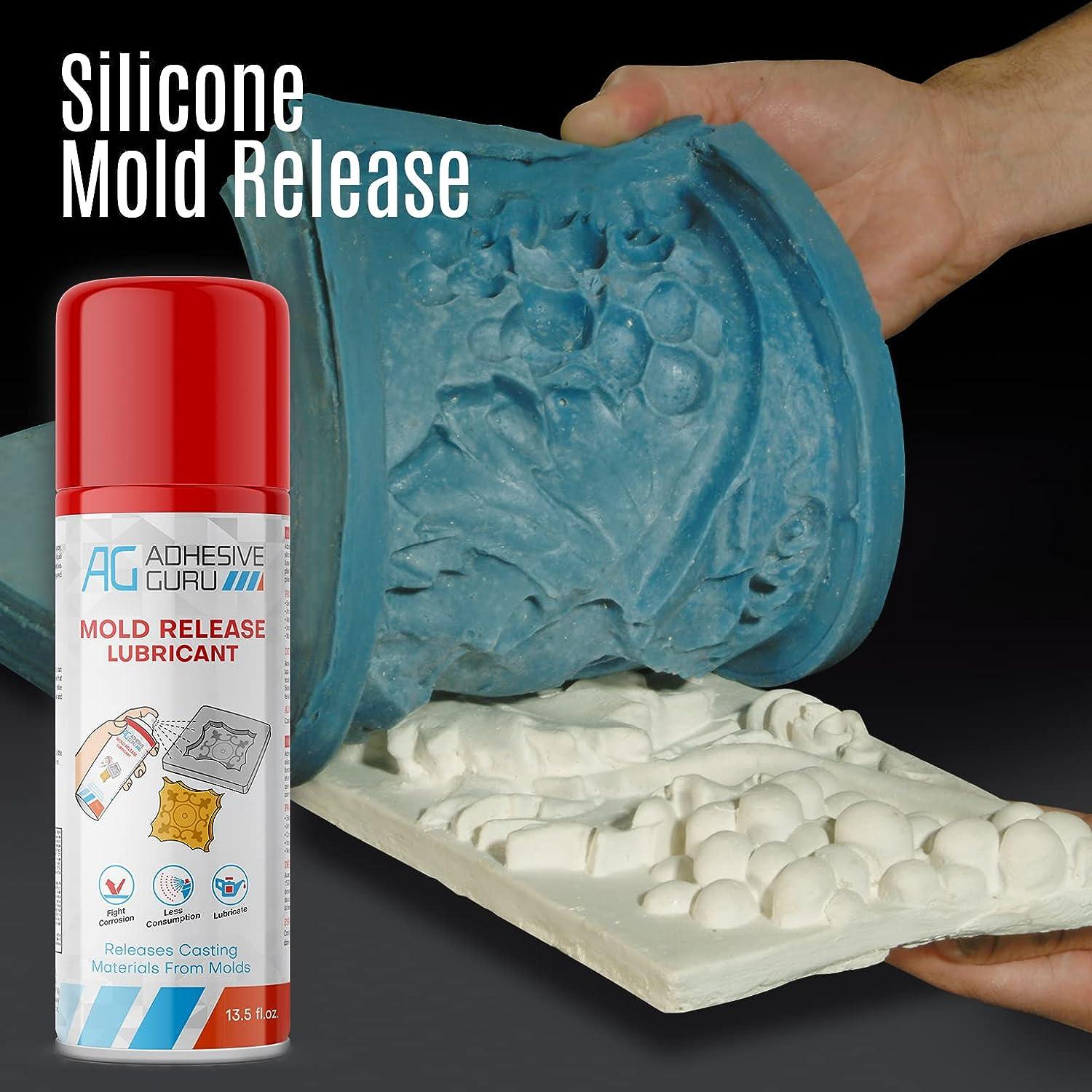 Adhesive Guru Silicone Mold Release Aerosol Spray (13.5 fl oz) Lubricant  Agent for Epoxy Resin Molds (1 Pack)