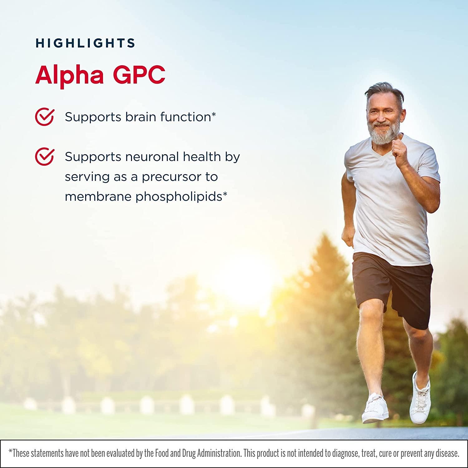 Alpha GPC - Supports Brain Function - 300 MG (60 Vegetarian