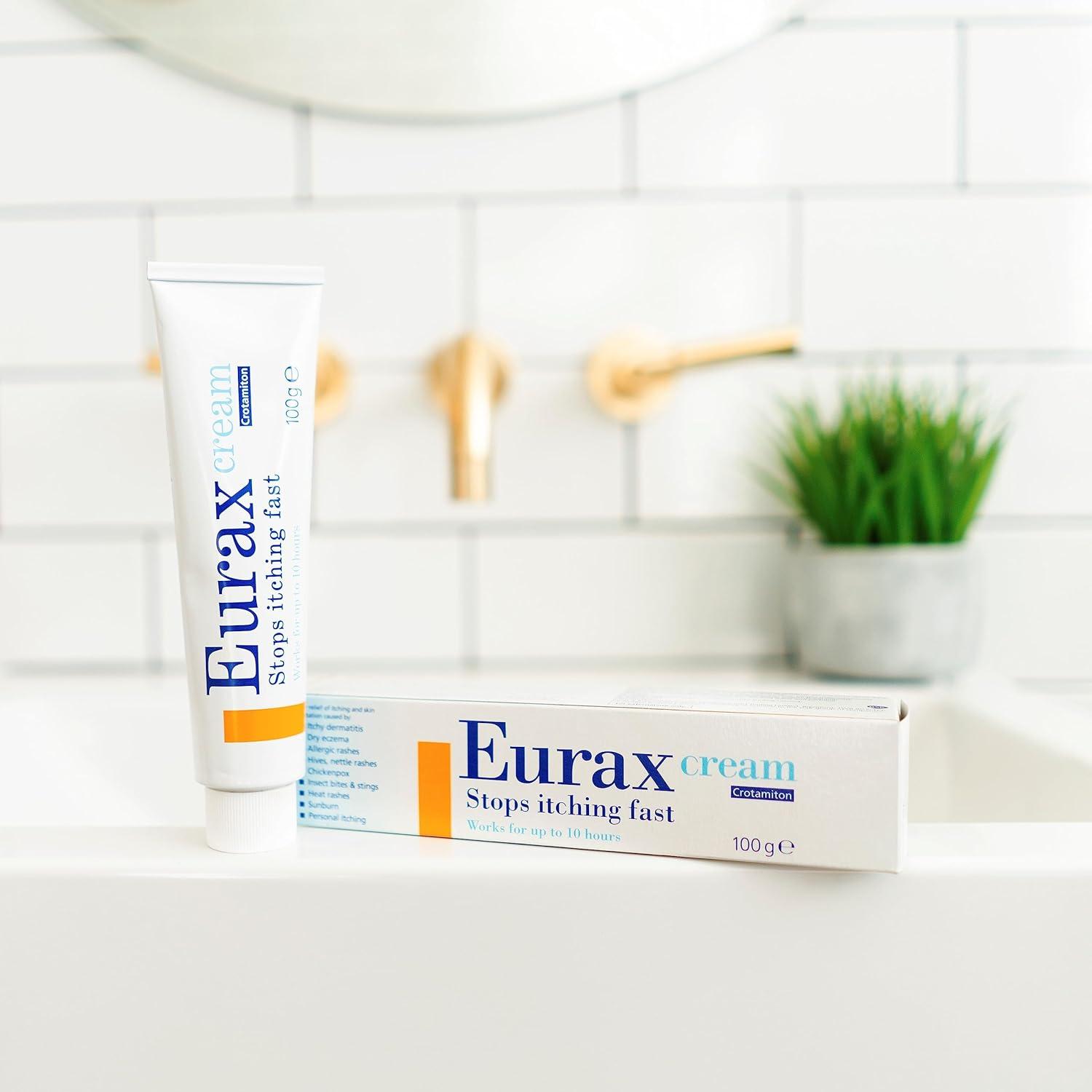 Eurax Itch Relief Cream 100g Rapid Itch Relief Lasts Up To 8h for