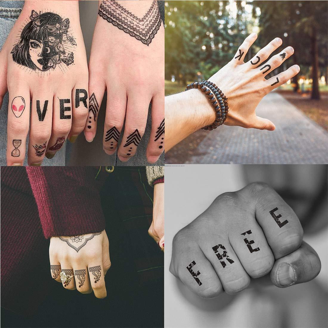 Finger Tattoo Stock Photos and Images - 123RF