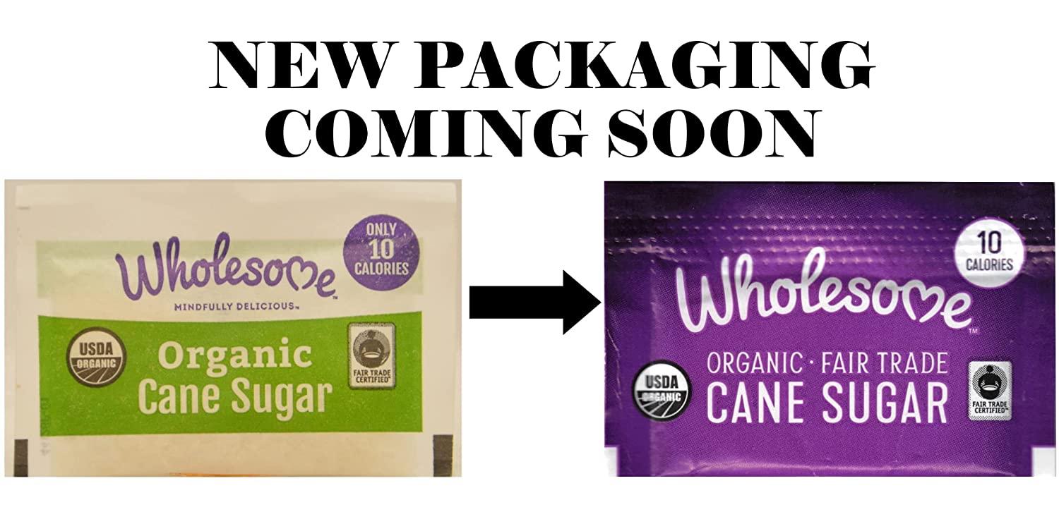 Wholesome Sugar Packet Variety Organic Cane Natural Raw Turbinado