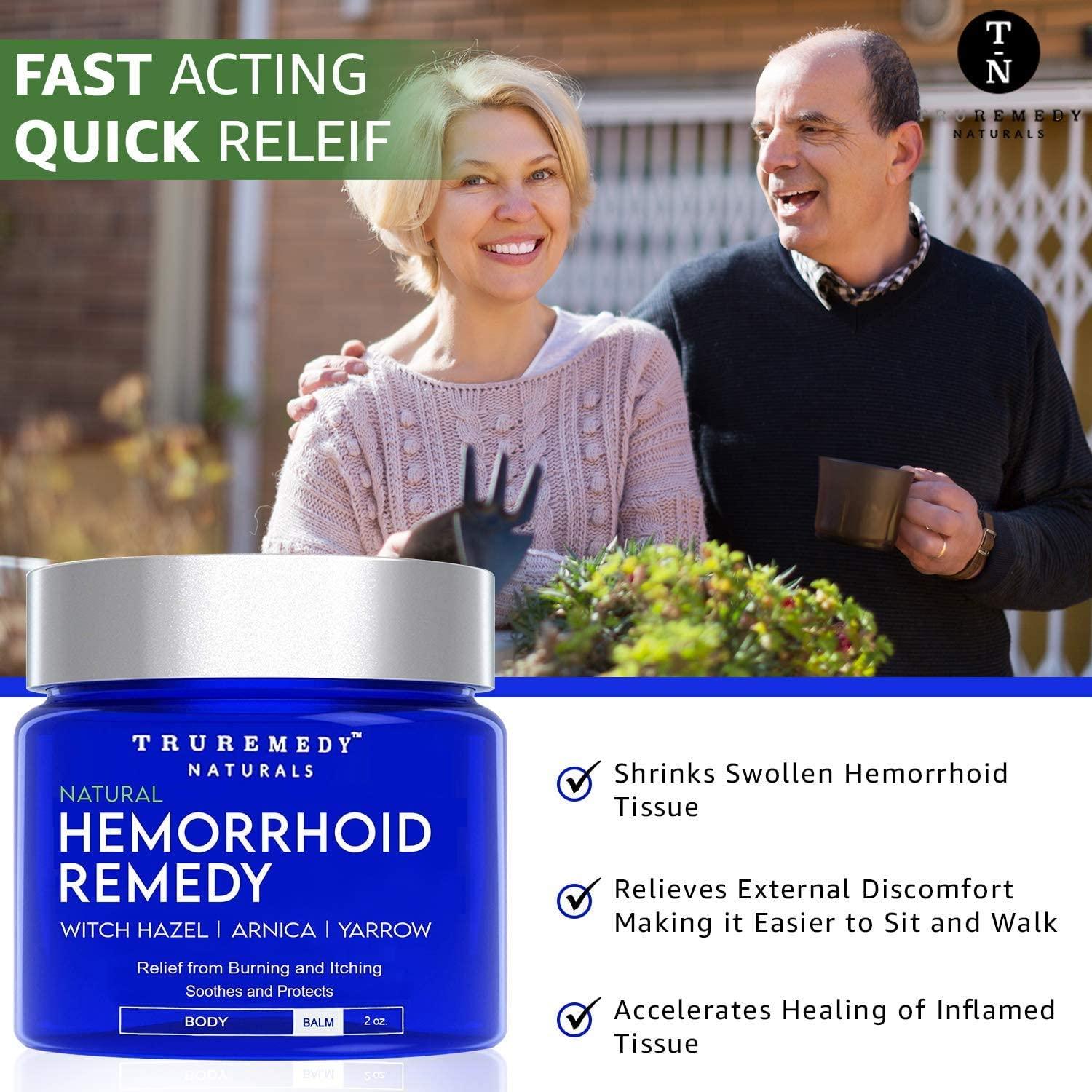 Remedy Hemorrhoid Balm Fast Relief Cream for Burning, Itching, Pain