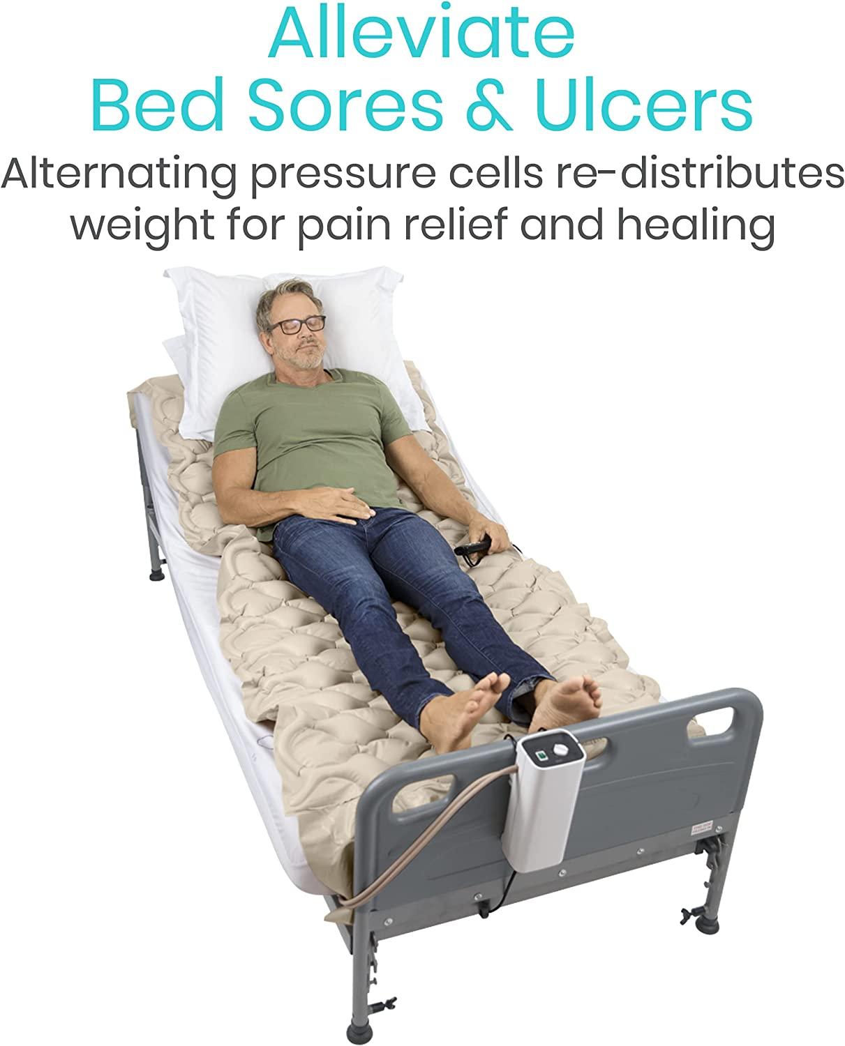 Vive Alternating Pressure Pad Includes Mattress Pad and Electric Pump