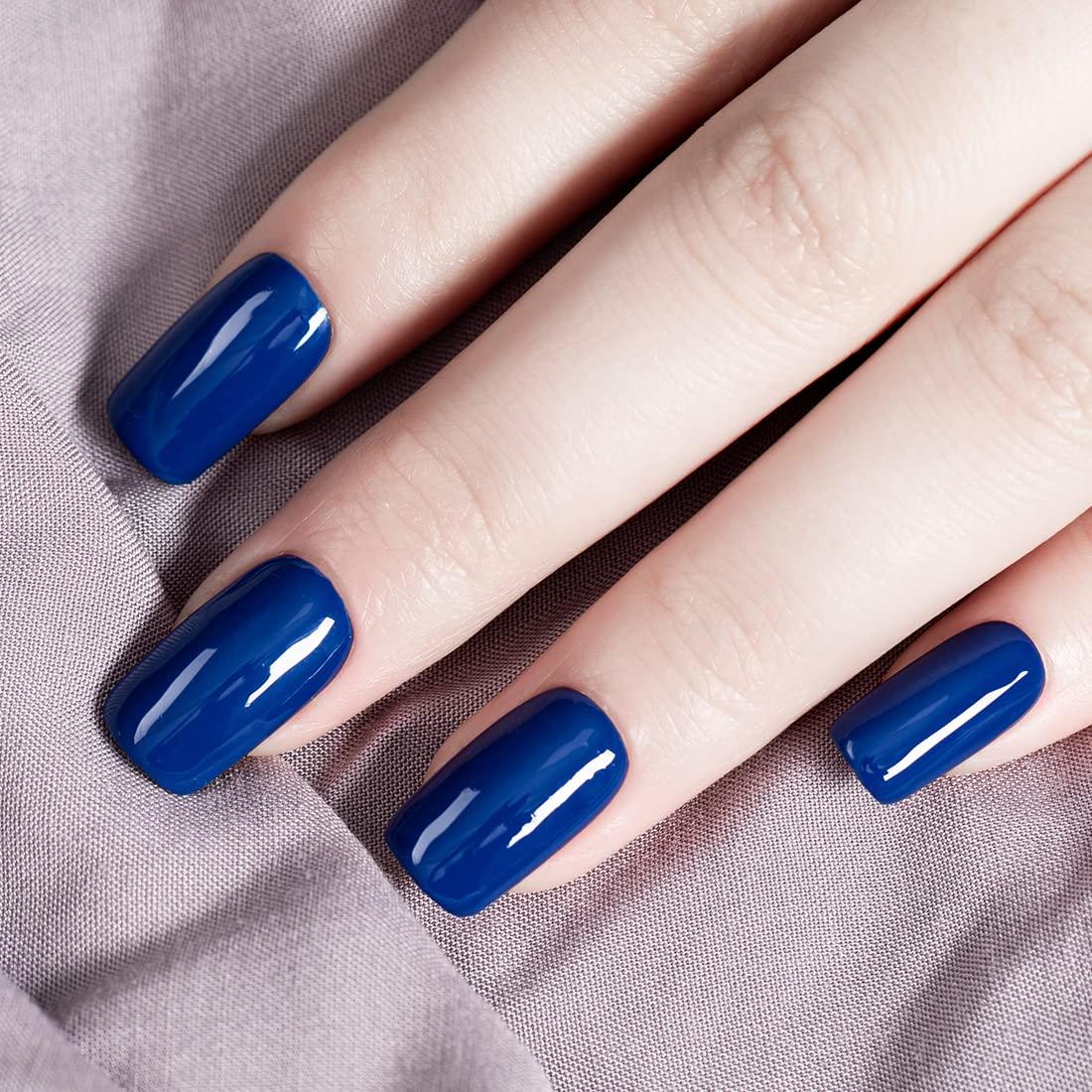 Cool Blue Summer Nails – Miss Sophie