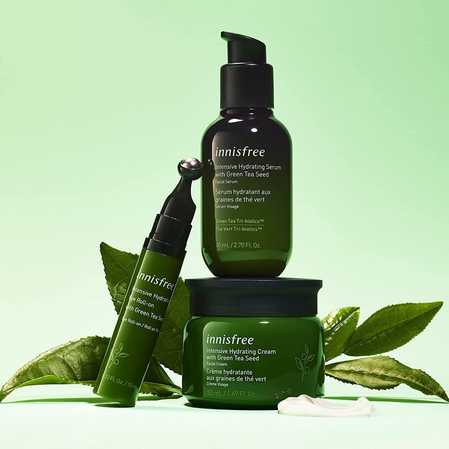 Innisfree Green Tea Eye Firming Energy Cream Hydrating Face Moisturizer