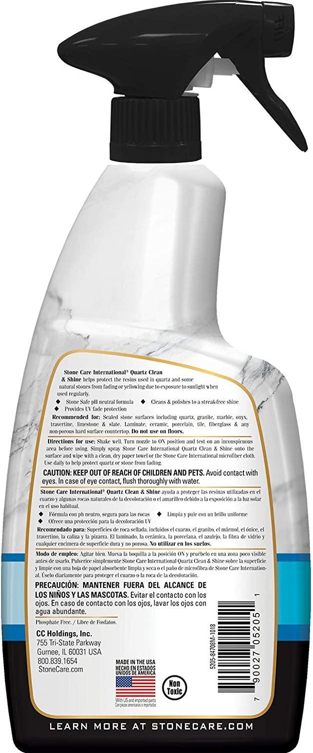 Stone Care International Quartz Cleaner and Polish 24 Ounce (2 Pack