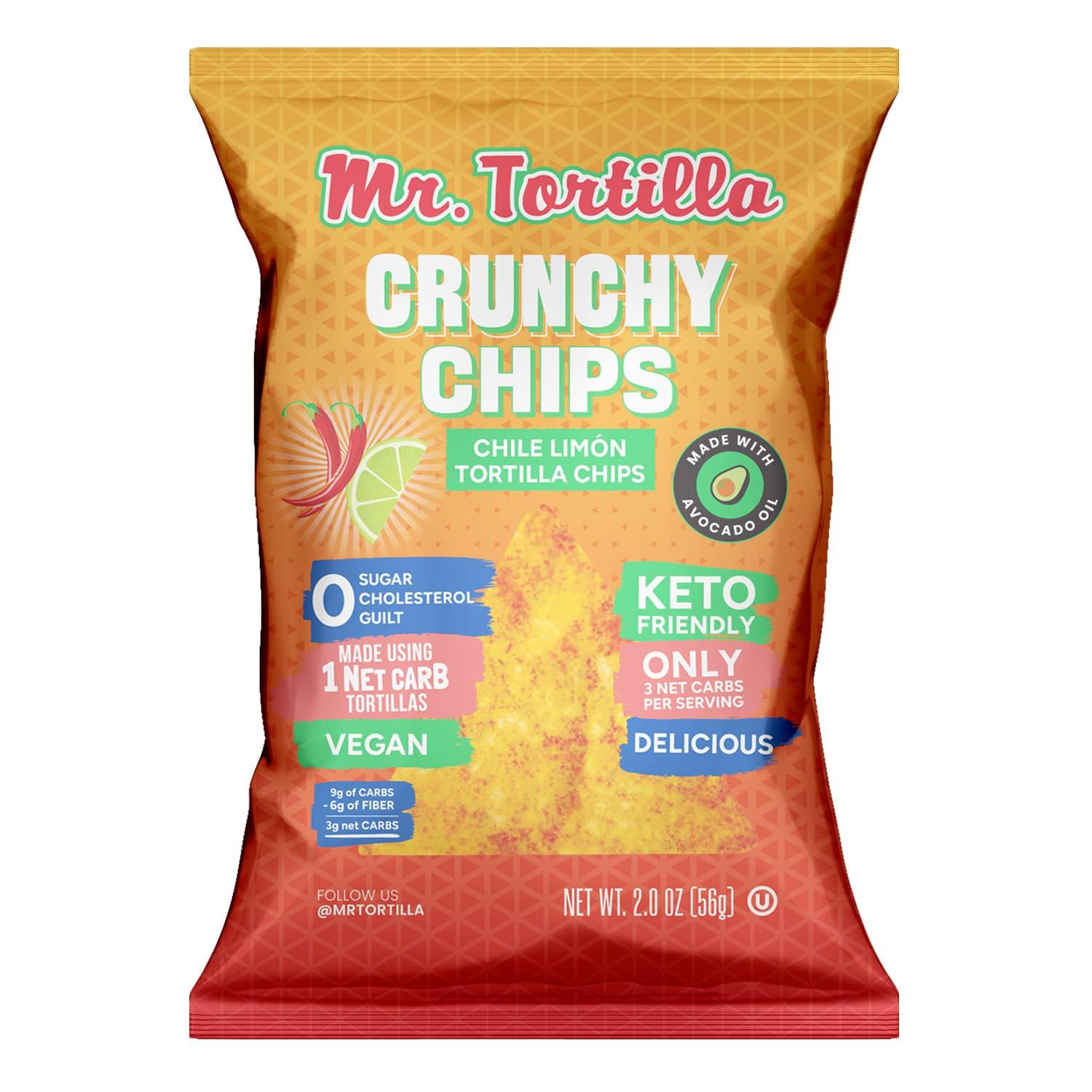 carbs per tortilla chip