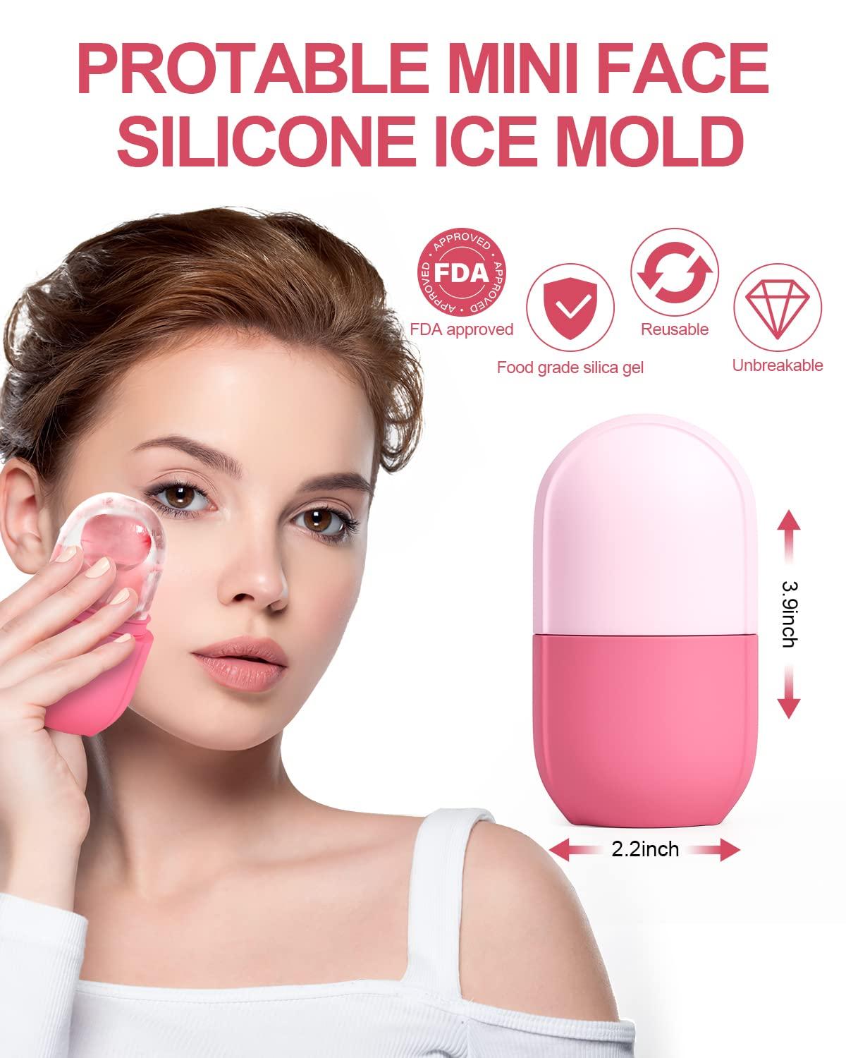 Beauty Ice Roller for Face & Eyes Puffiness Relief, Brightening, and