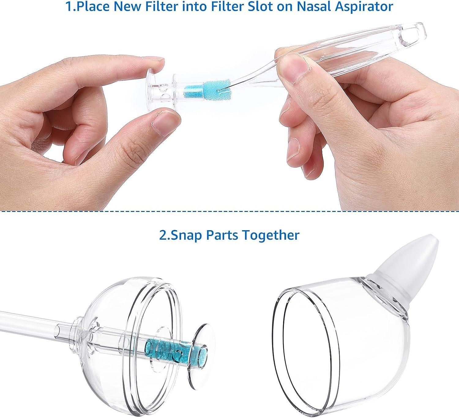 GROWNSY Premium Nasal Aspirator Hygiene Filters for Grownsy 120 PCS