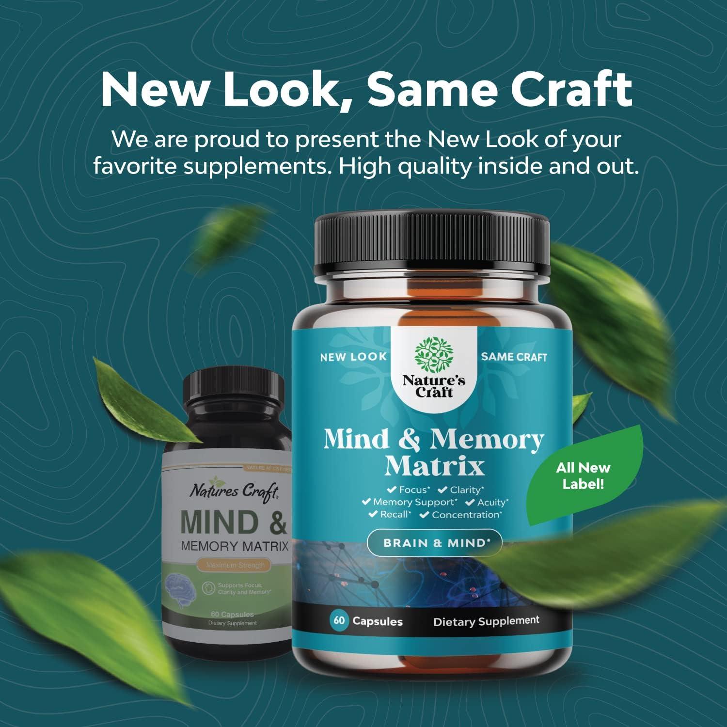 Better Memory And Focus Supplement For Adults Advanced Memory 