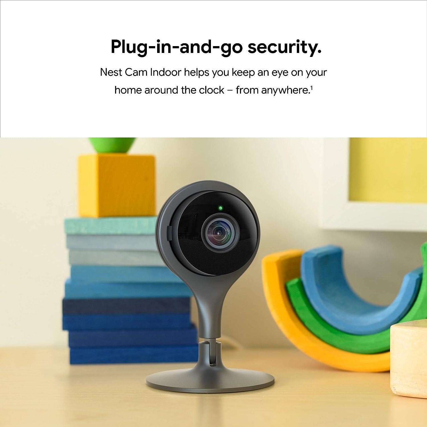 Google Nest Cam Indoor Pack Home Security Surveillance Camera