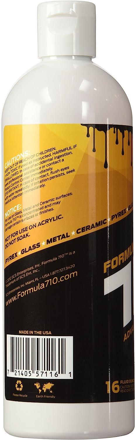  Formula 710 Advanced Cleaner Safe On Pyrex, Glass, Metal, and  Ceramic by Formula 420 - Assorted Sizes (16oz - Large) : Health & Household