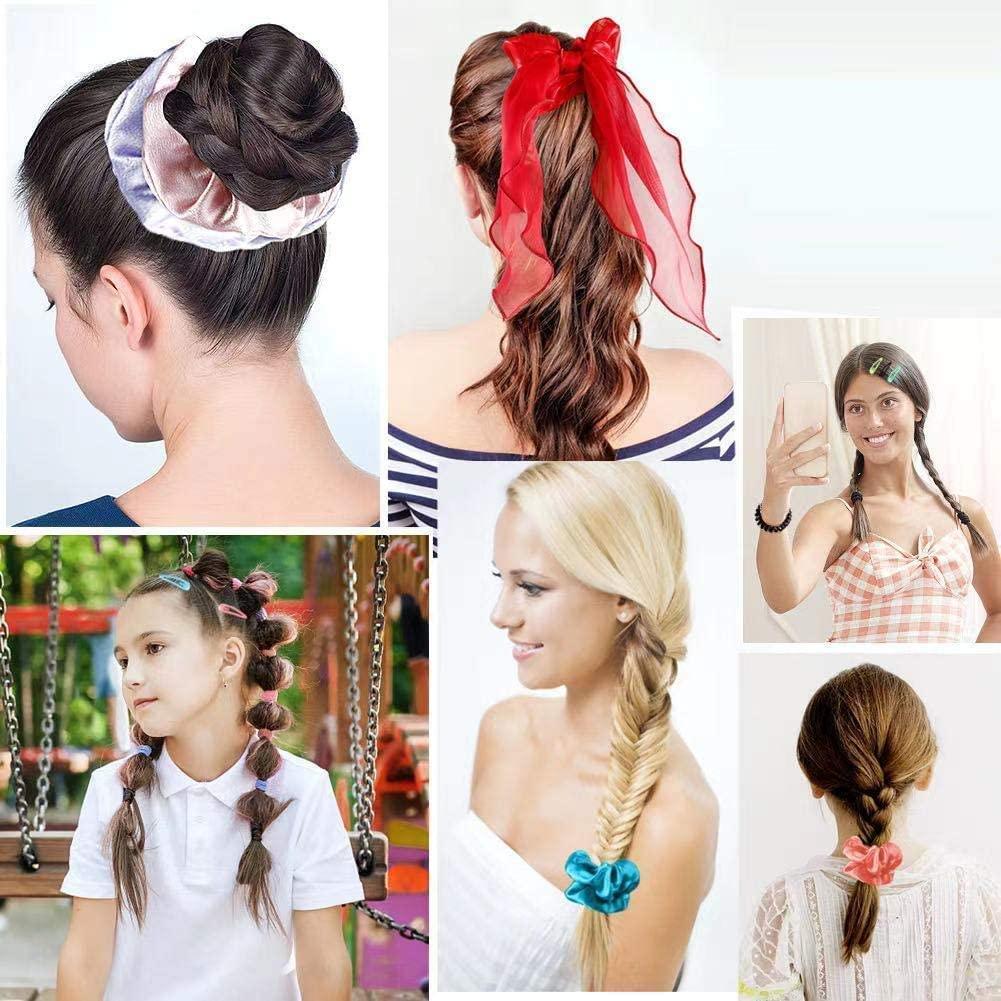 Hair Accessories for Girls Variety Pack Scrunchies for Hair Woman Elastic  Hair Bands Hair Clips for Girls and Woman 748PCS