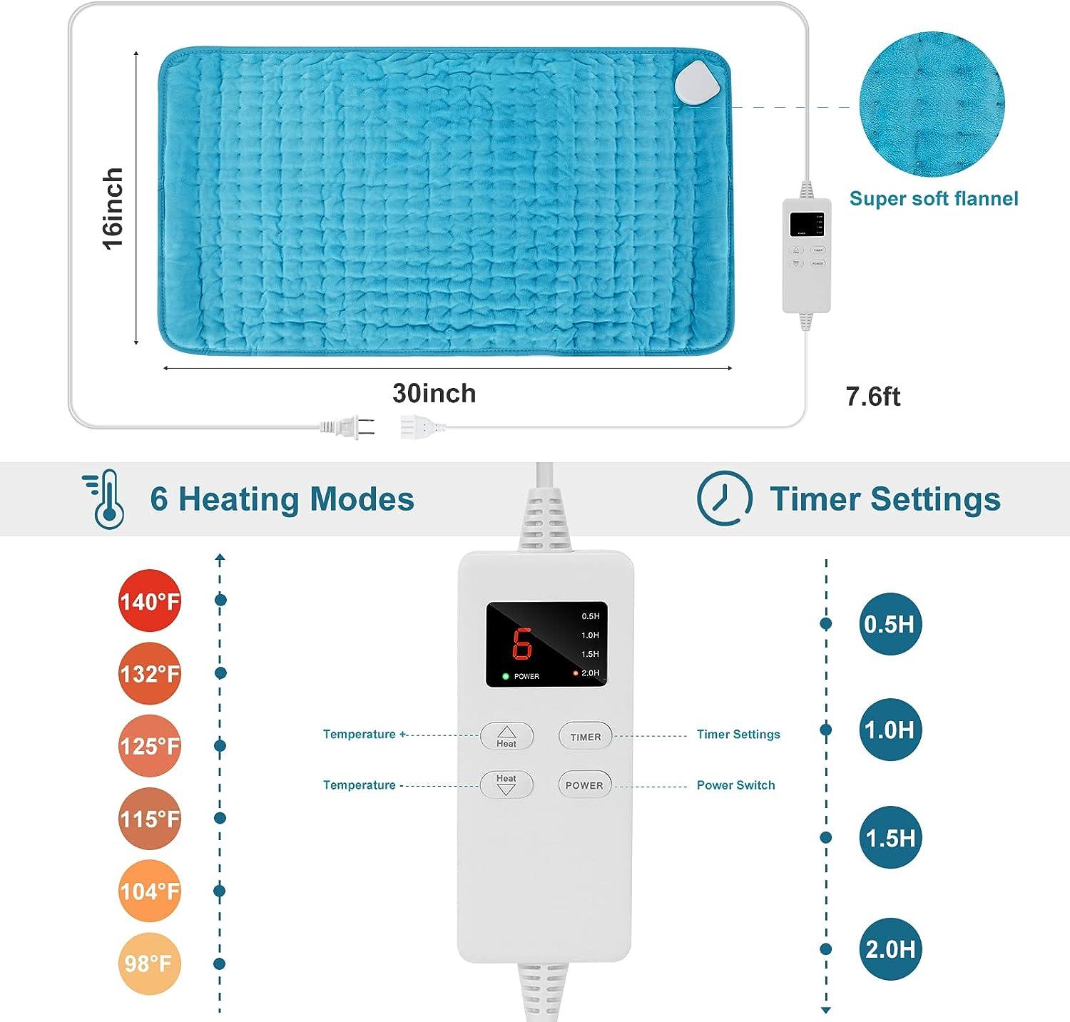 Electric Foot Warmer For Cold Feet,Heating Pad With 50x 80cm Fast Heat - View #8