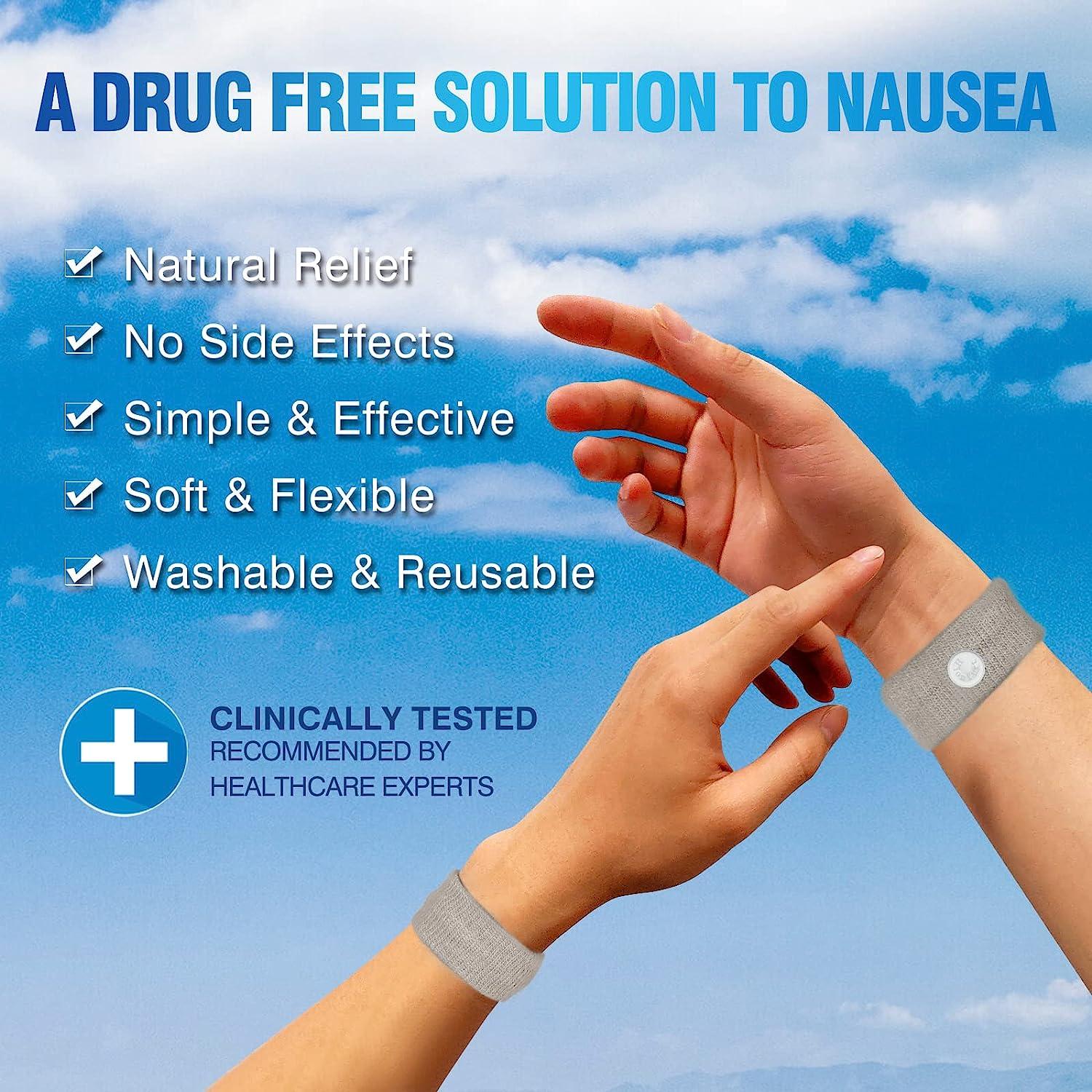 Hionfurt Motion Sickness Bands Anti Nausea Wristband for Adult and Kids