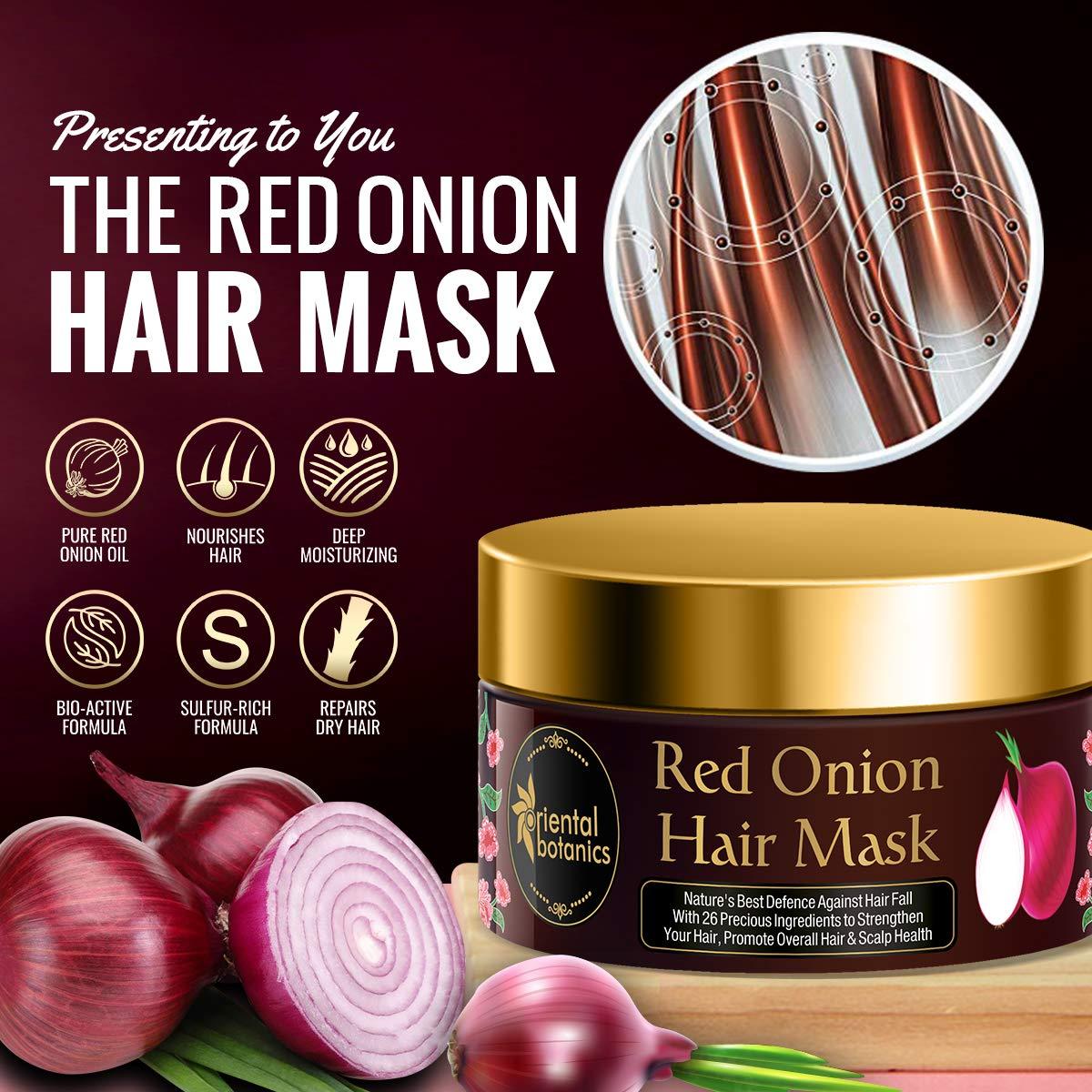 Oriental Botanics Red Onion Hair Mask with Red Onion Oil & 26 Botanical